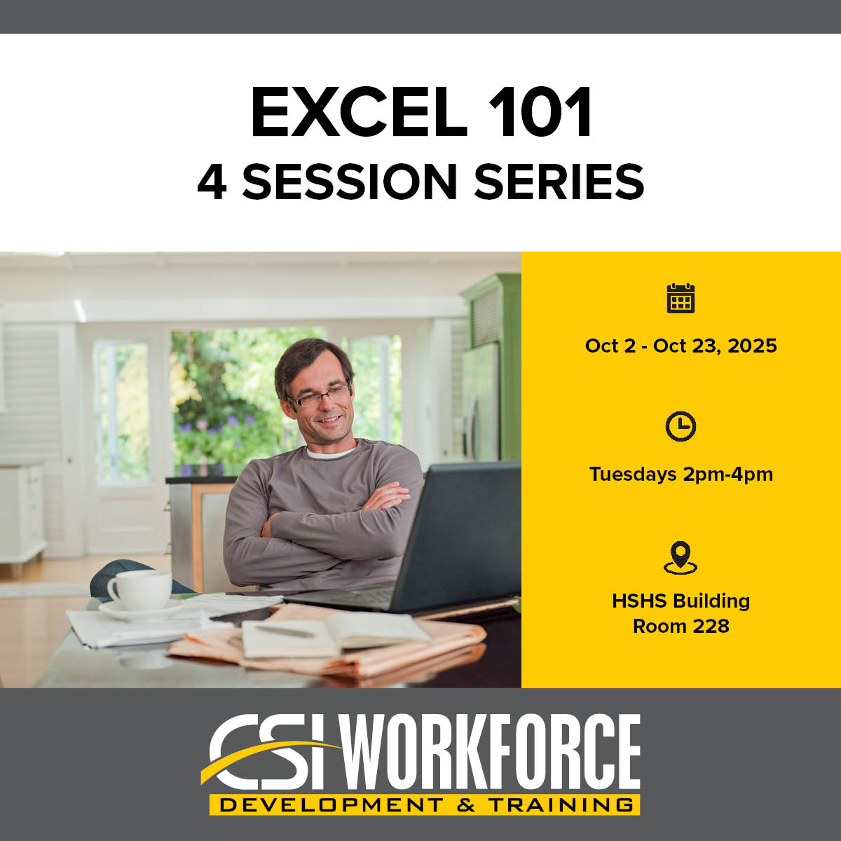 📊 Excel 101: 4-Session Series Strengthen your Excel skills and work ...