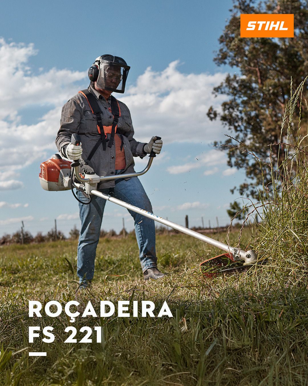 Agro - A Roçadeira STIHL FS 221 une potência e leveza para facilitar o ...