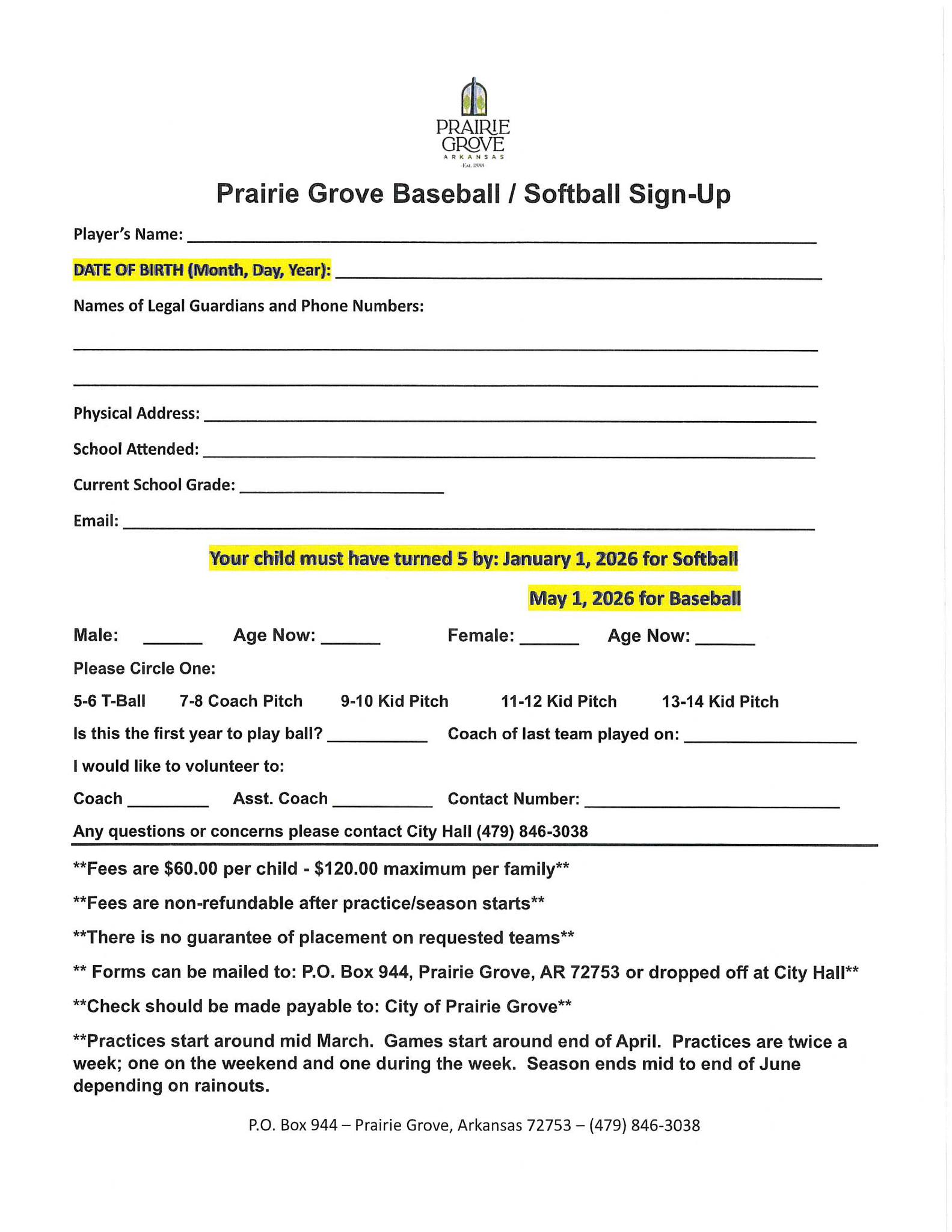 City - The anticipation is over...it is officially time to register for ...