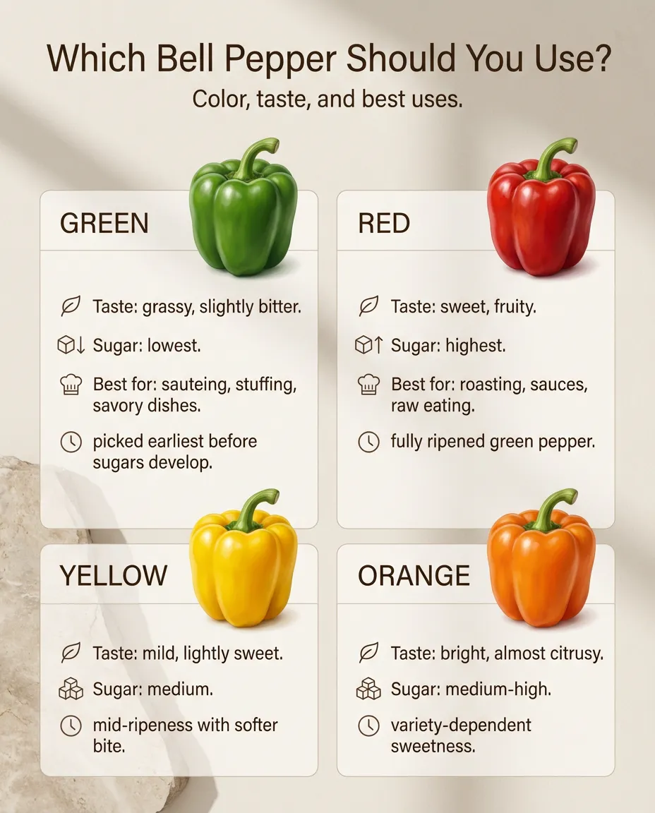 Easy - Grandma always said those bell peppers in your produce drawer ...