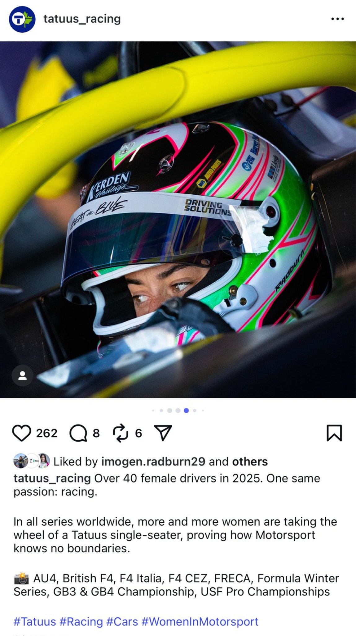 AGI Sport - The journey towards F1 Academy......... | Facebook