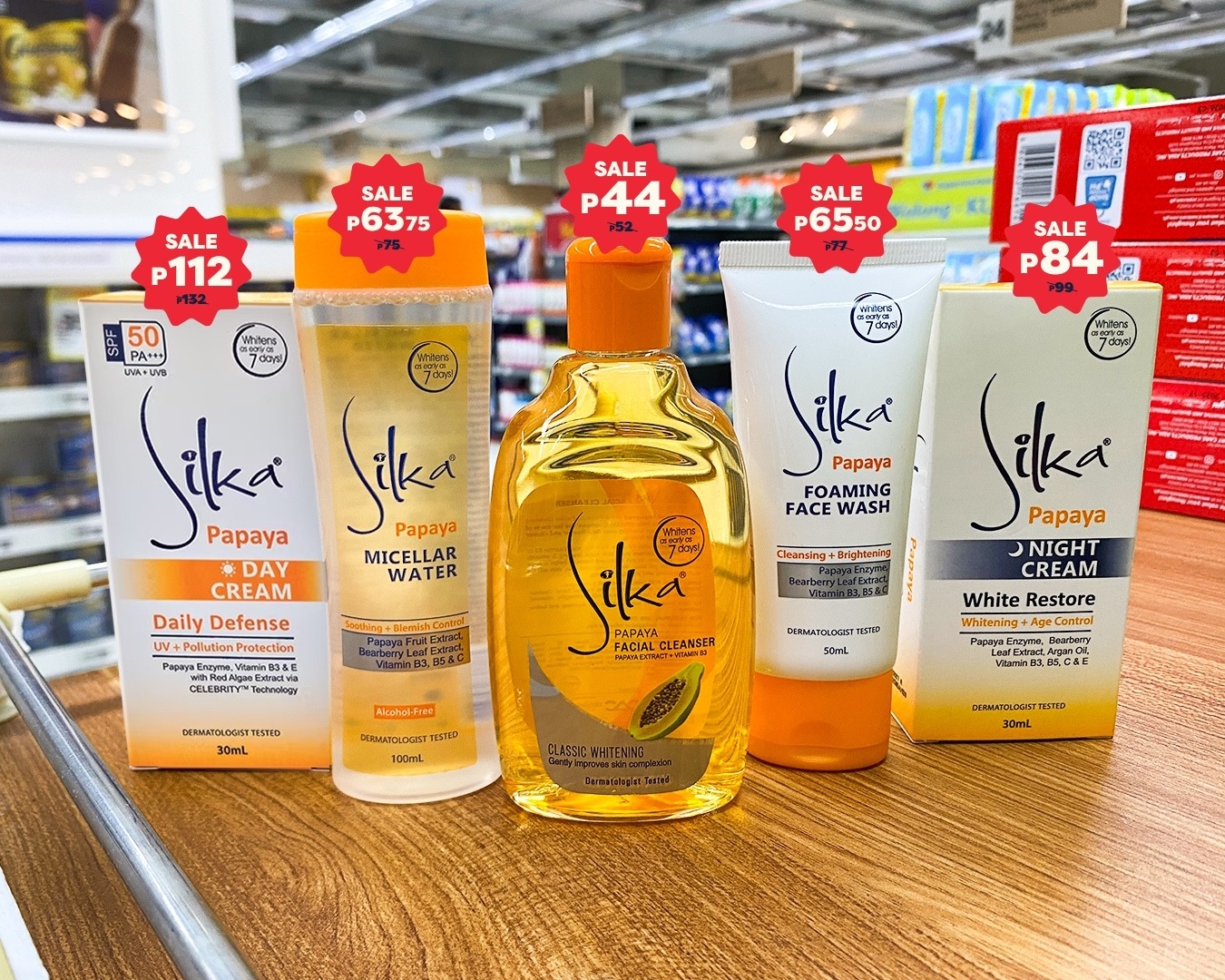 Lots of savings on your everyday #Silka Papaya skincare favorites, #WalterMom! 🧡✨ 🧡 Silka Papaya Day Cream for daily skin protection 🧡 Silka Papaya Micellar Water to remove makeup and dirt 🧡