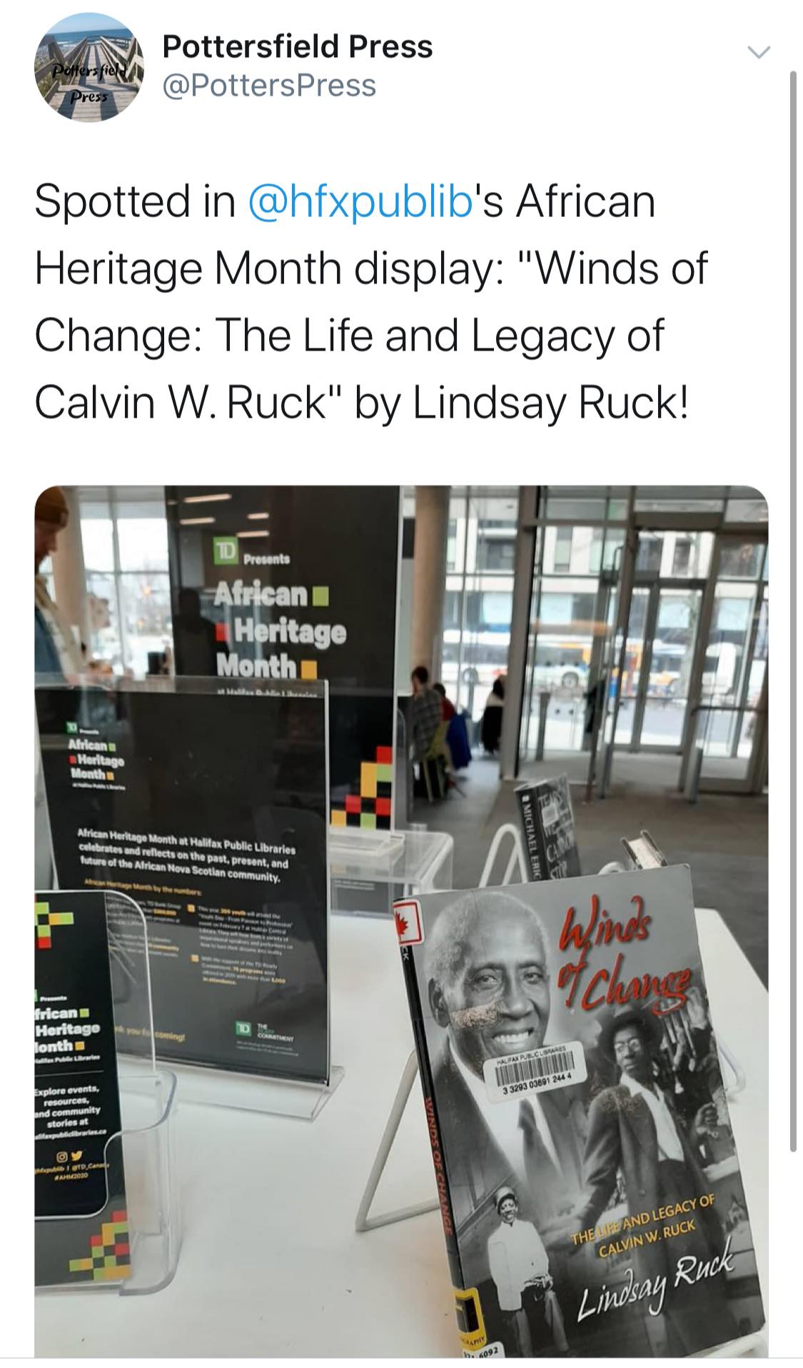 Nice to see Winds of Change as... - Lindsay Ruck-Author Page | Facebook