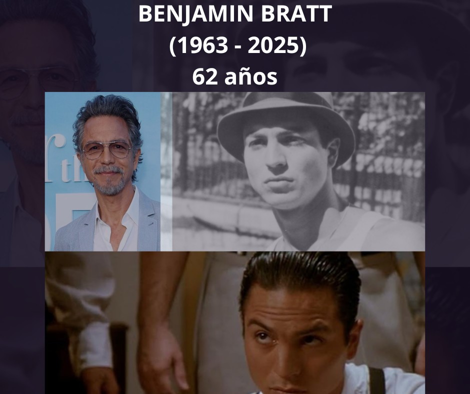 BENJAMIN BRATT (1963 - 2025) Hoy no hablamos solo de un actor. Hablamos ...