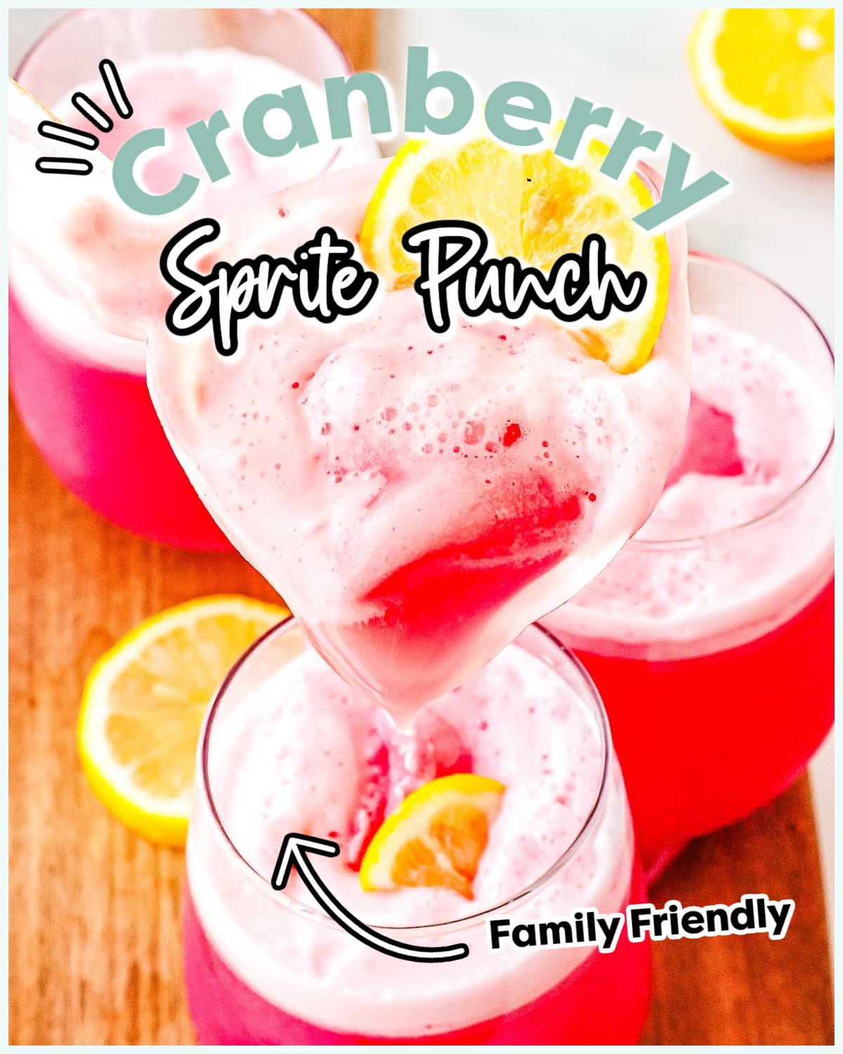 Food, - Enjoy this easy Cranberry Sprite Punch made with lemonade ...