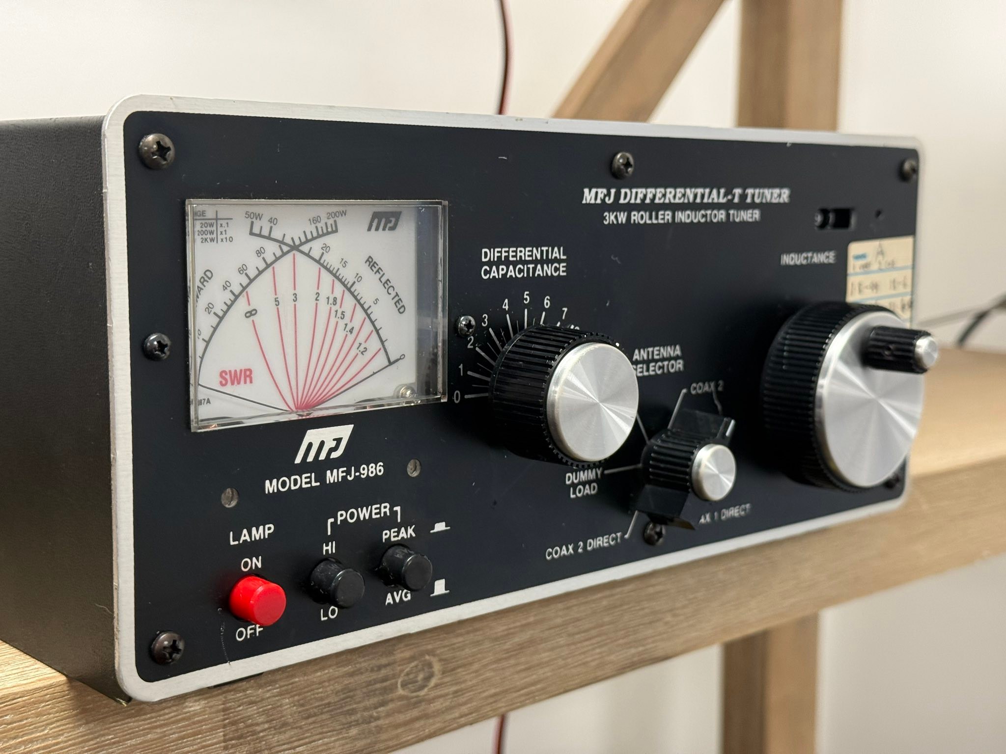 ⚡ SECOND HAND MFJ-986 3KW MANUAL HF ANTENNA TUNER ⚡ Big power