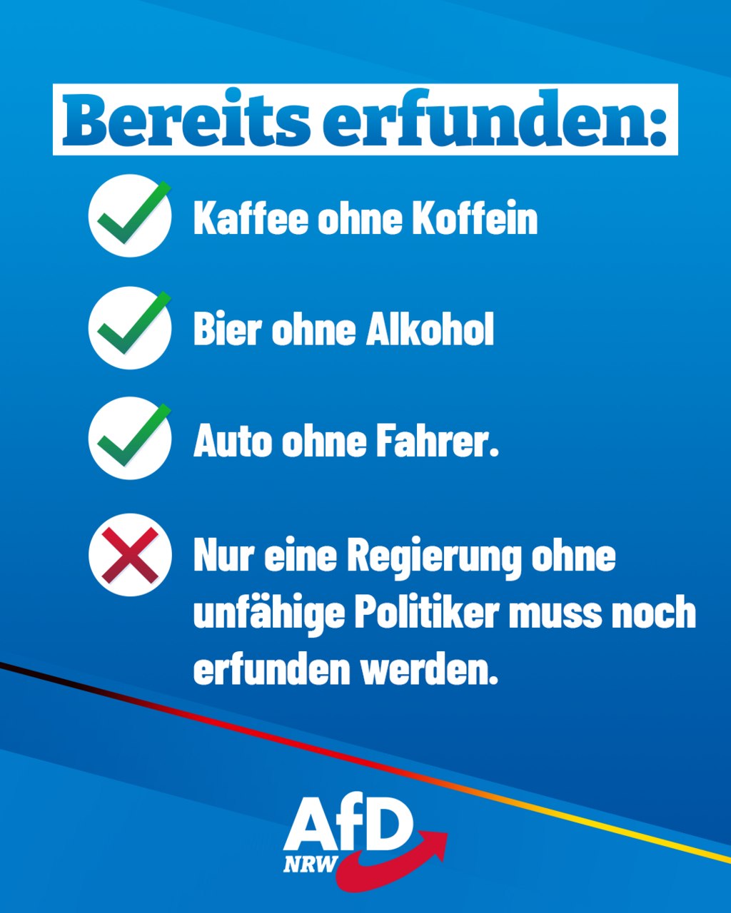 AfD - ++ Gute Politik braucht kompetente Politiker! ++ In Deutschland ...