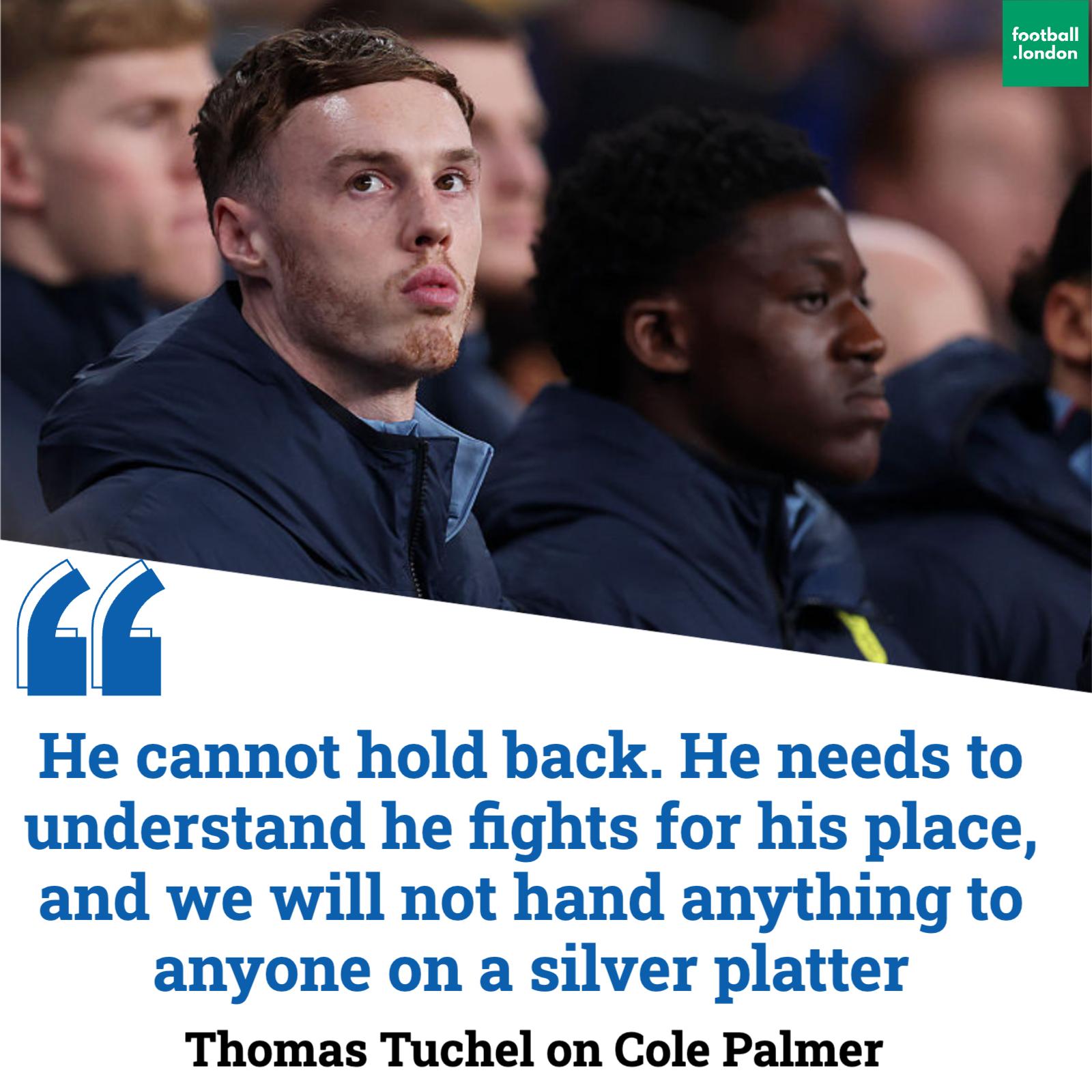 🚨 England boss Thomas Tuchel has warned Cole Palmer his place in  display picture 1