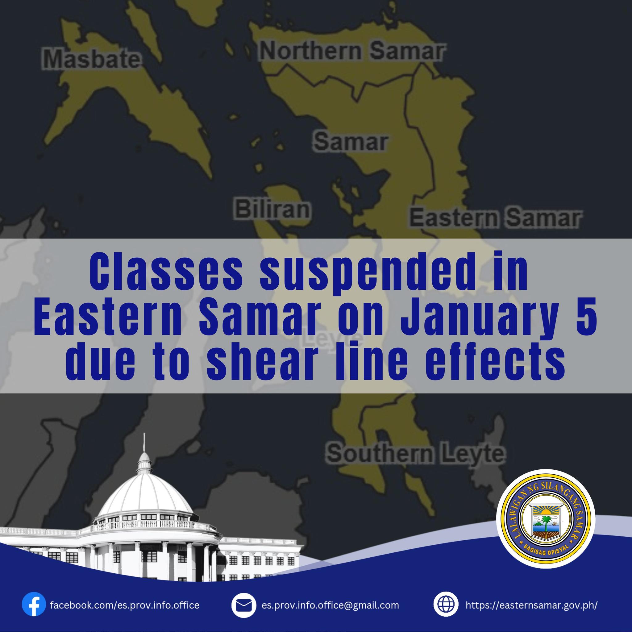 𝐂𝐥𝐚𝐬𝐬𝐞𝐬... - Eastern Samar Provincial Information Office | Facebook