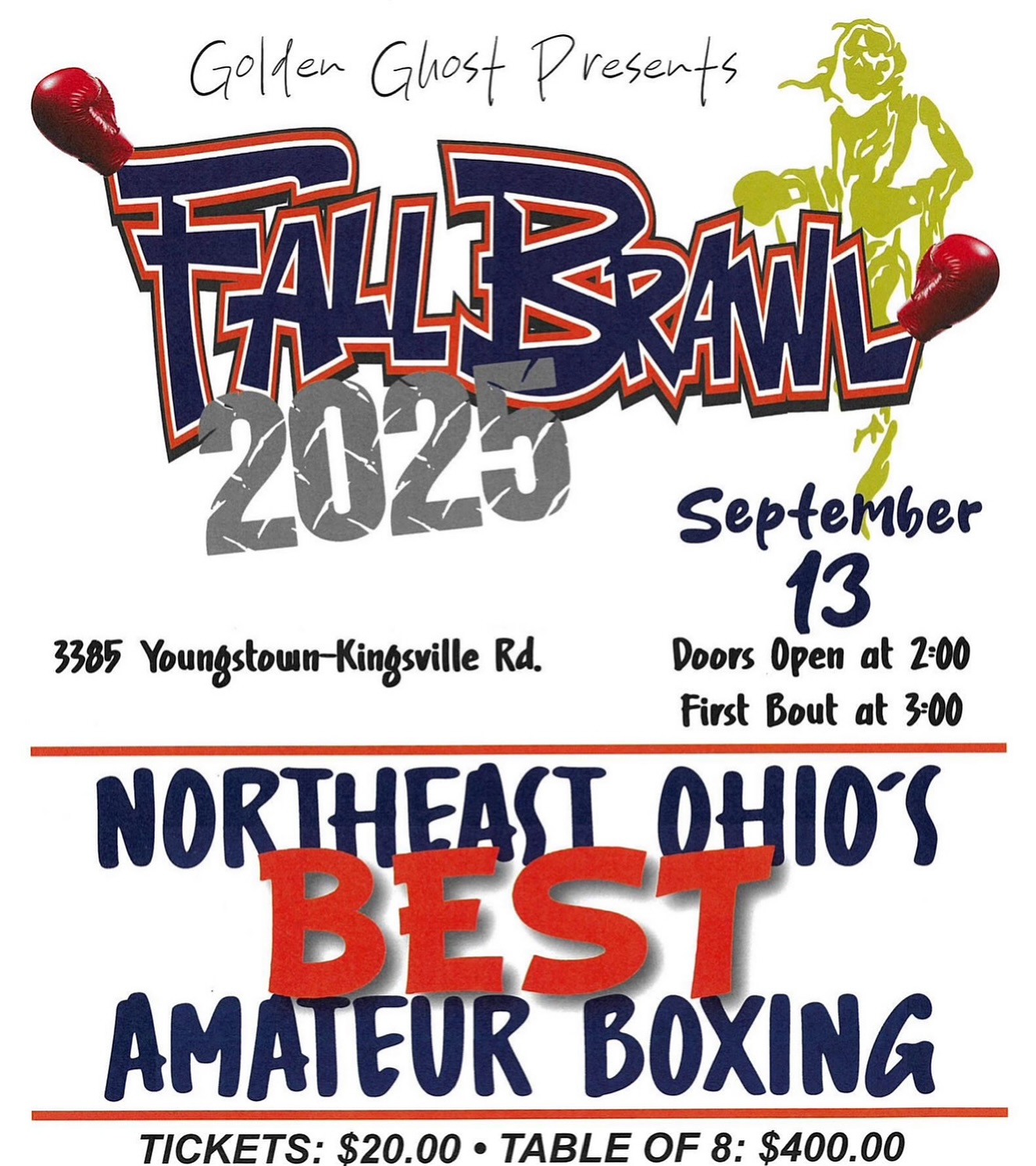 Soul - 🥊🔥 Golden Ghost Presents: FALL BRAWL 2025 🔥🥊 📅 Saturday ...