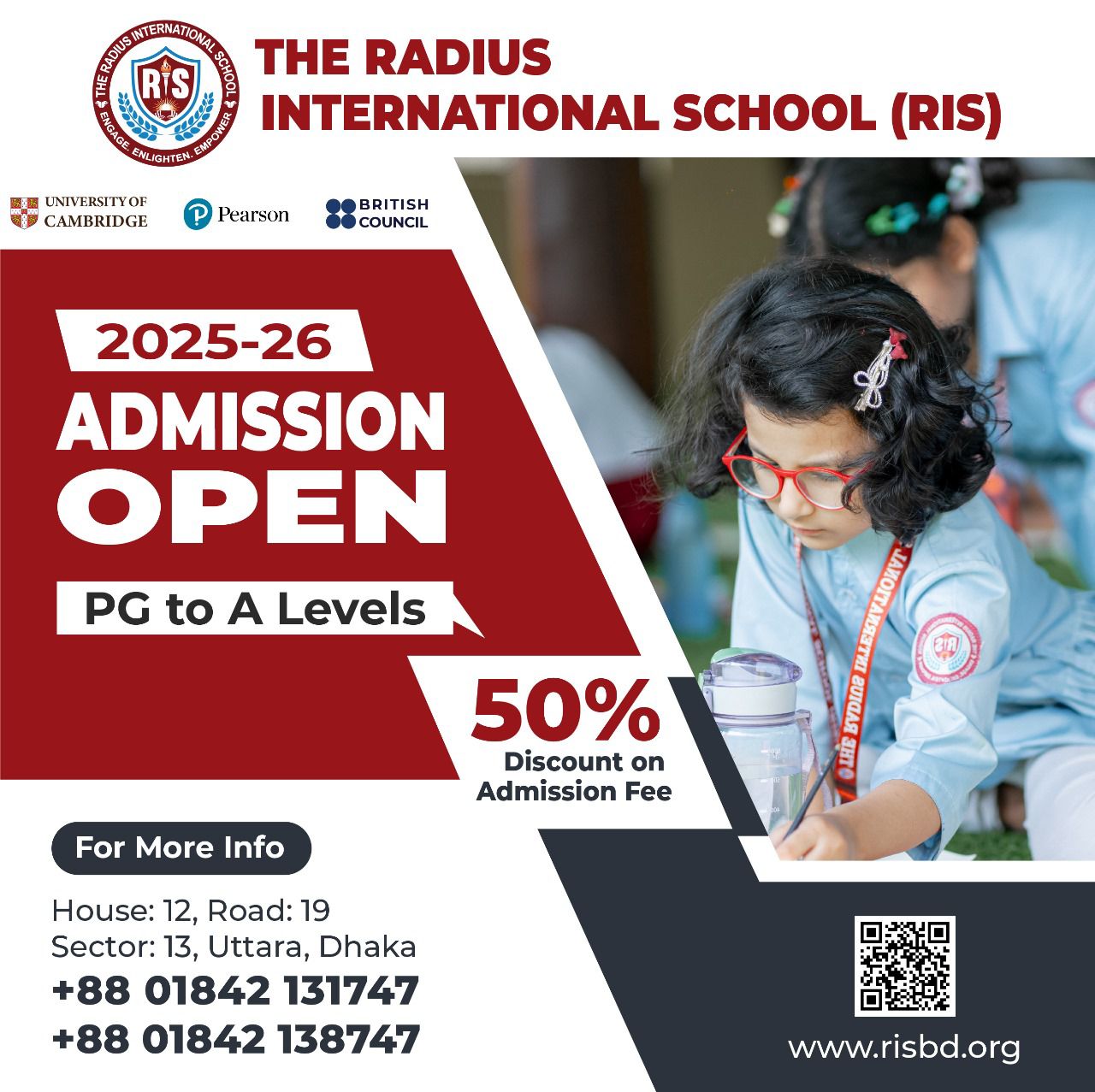 🎉 ADMISSION OPEN at The... - The Radius International School | Facebook