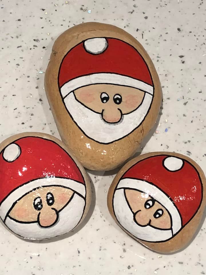 Pebble Love - New Santa pebbles. DM me for details.