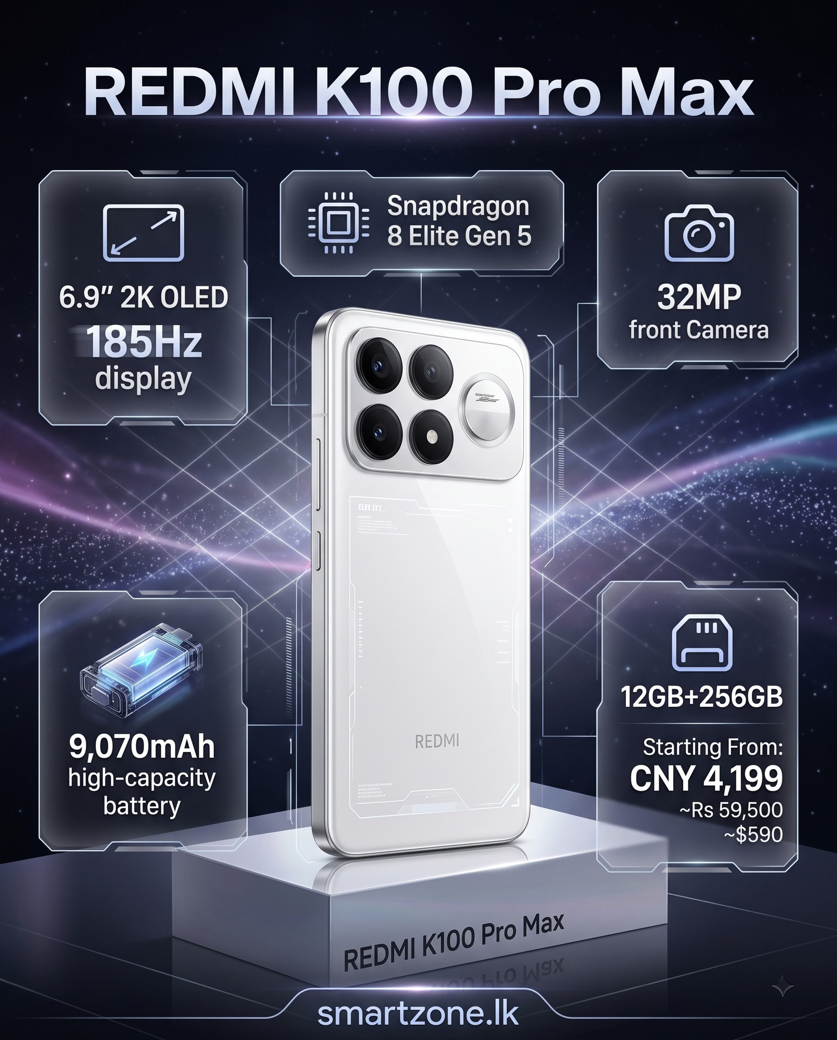 🔥 REDMI K100 PRO MAX 🔥 🇨🇳 CHINA VERSION (CN) 🚀 12GB RAM +