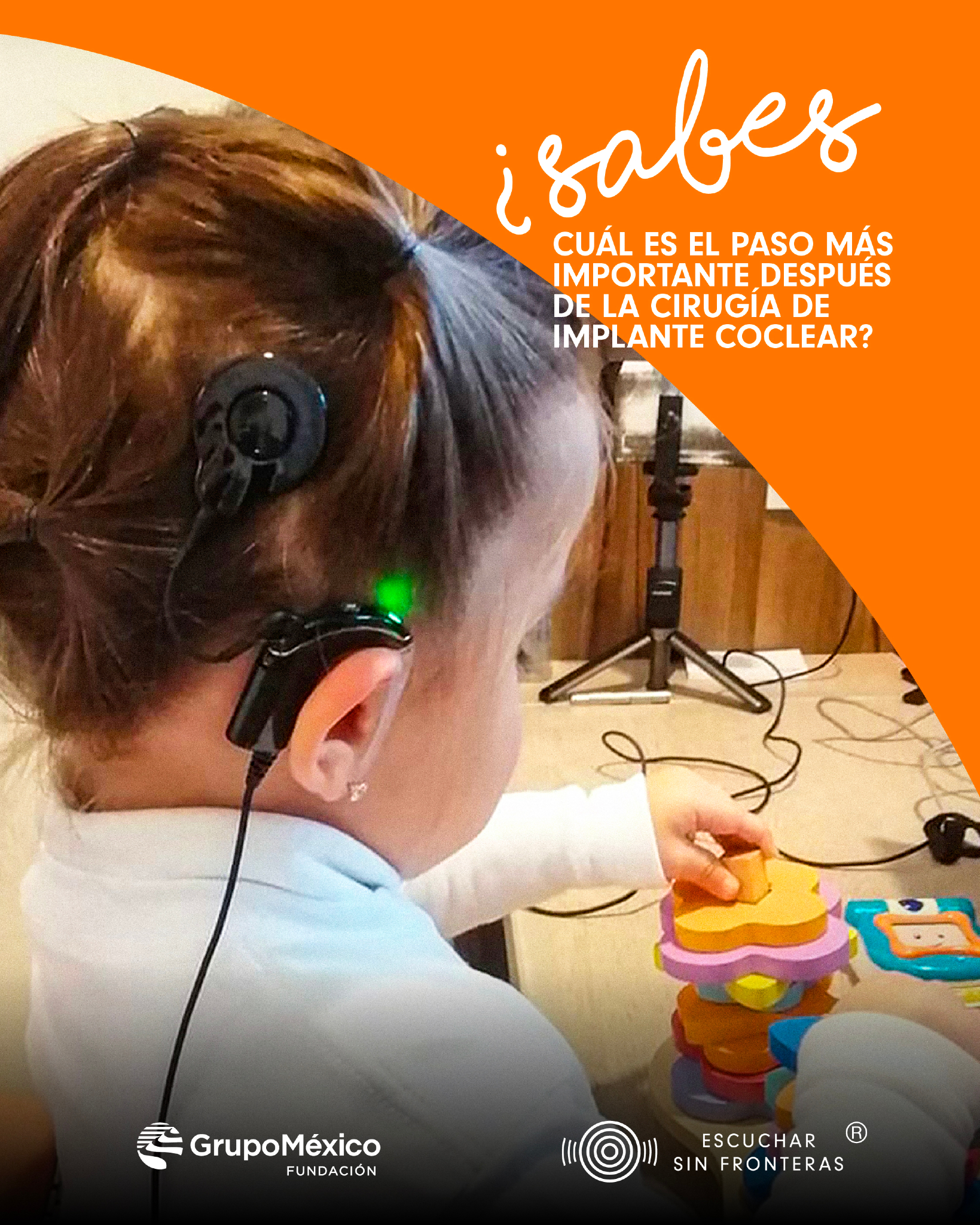 Escuchar - A) La Terapia Auditiva Verbal. B) La activación del implante ...