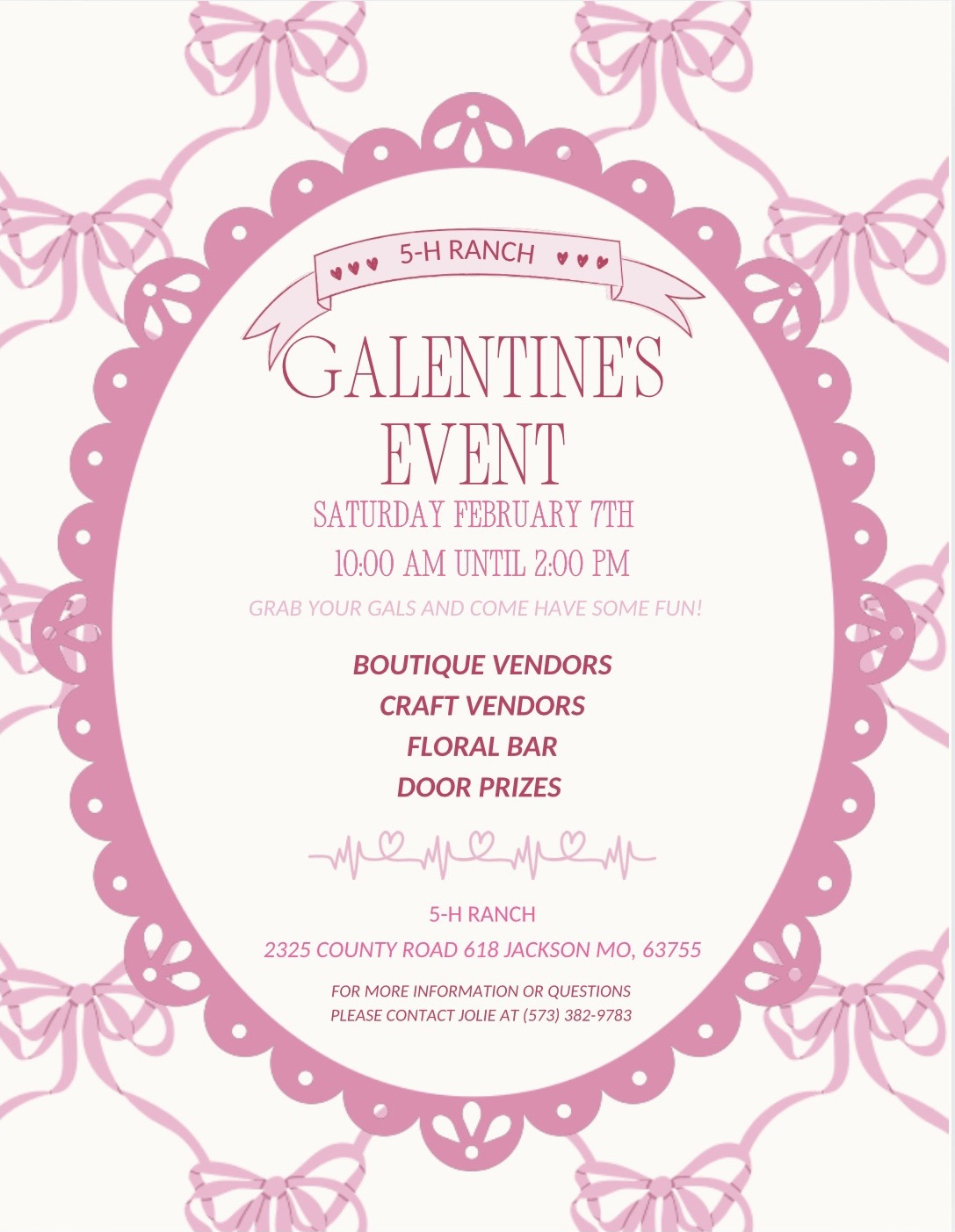 5-H Ranch Galentine’s Day Event!