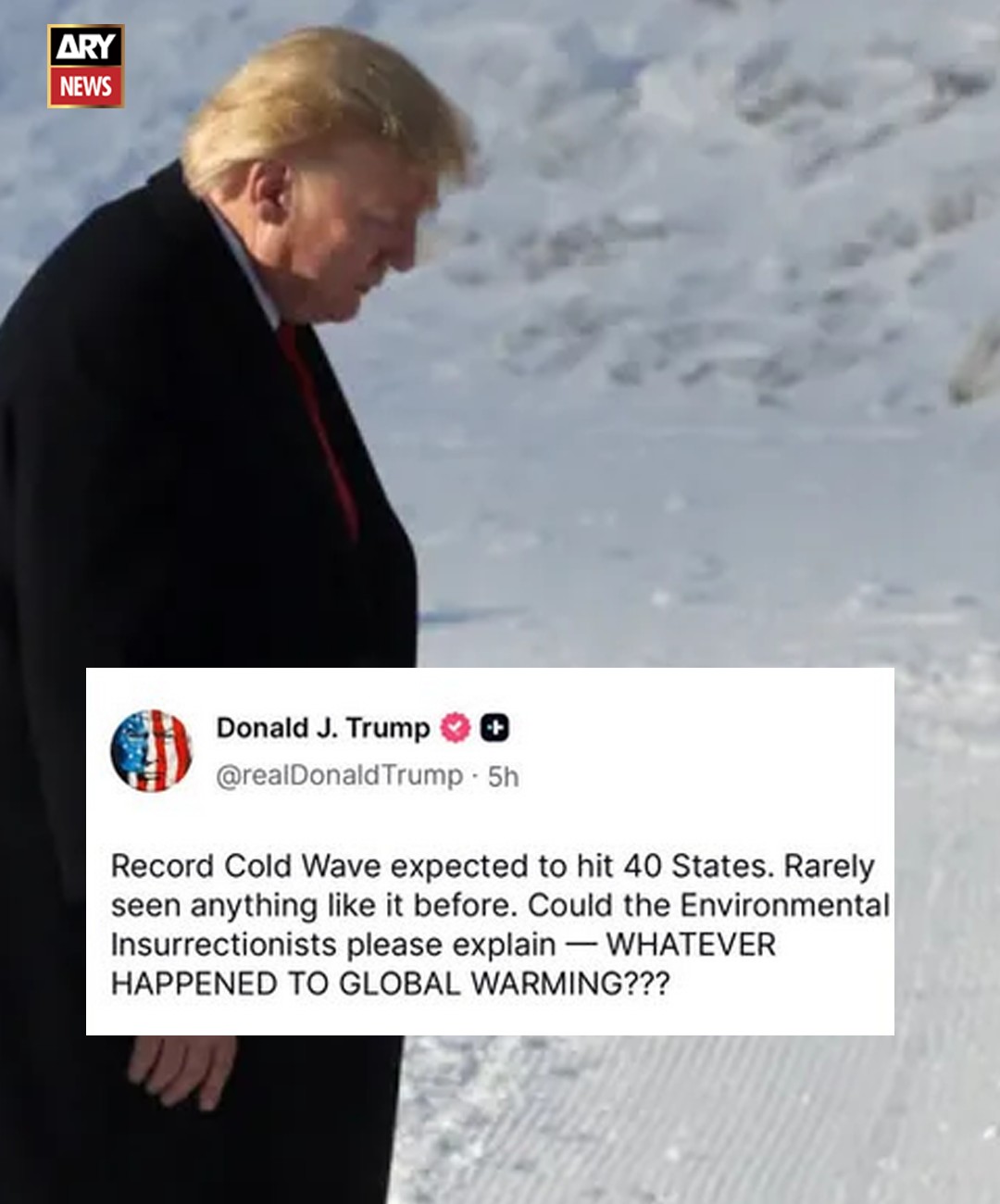 ARY News - Amid warnings of a record cold wave, US... | Facebook