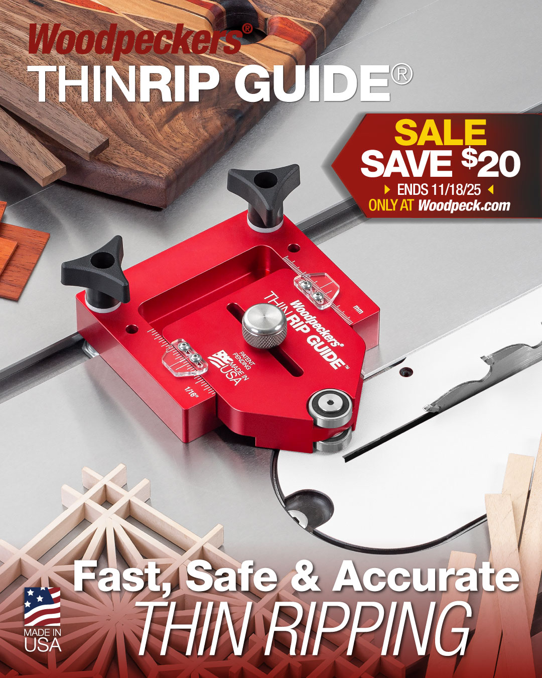 Woodpeckers - 🪵 Rip it right—every time. The Woodpeckers ThinRip Guide ...