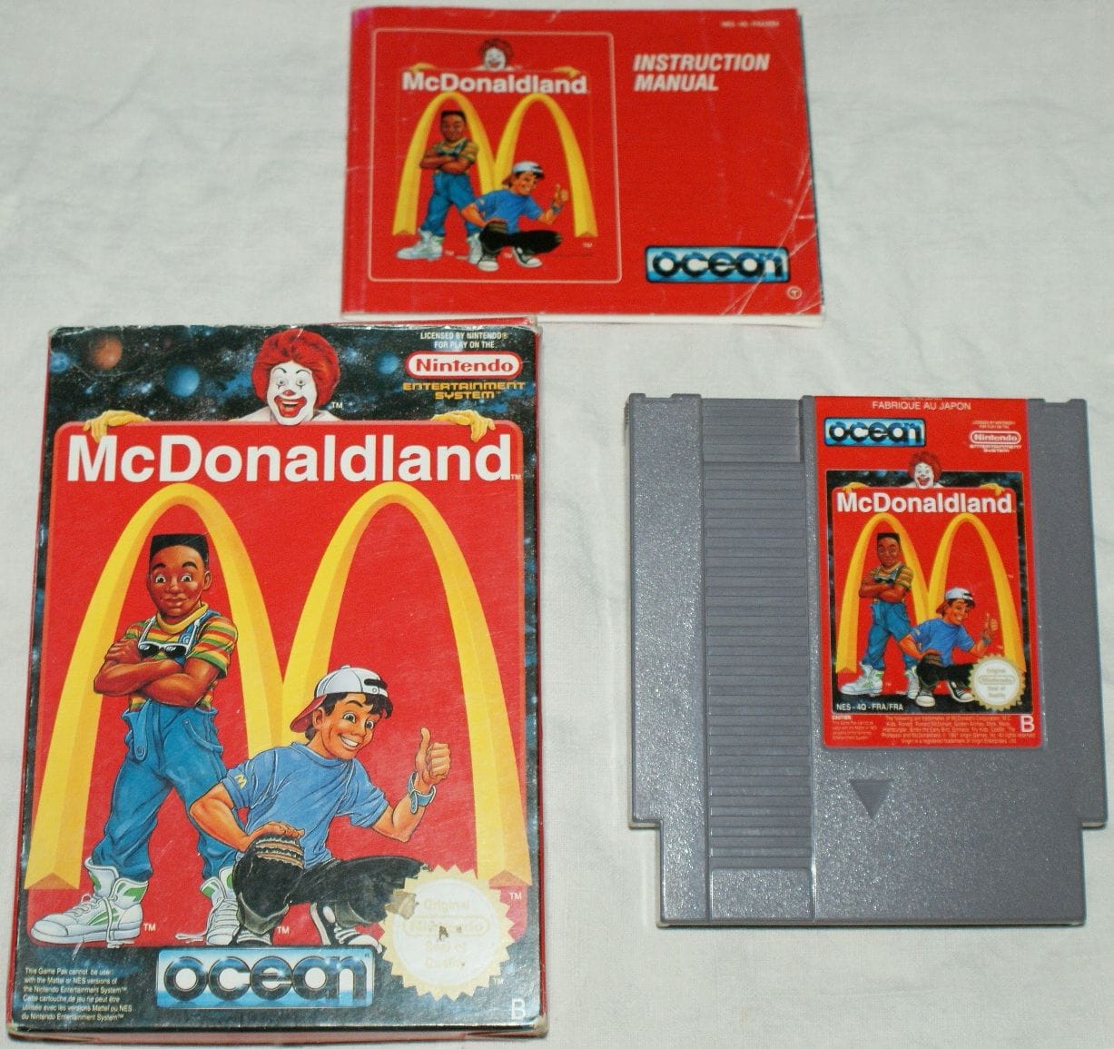 McDonaldland NES game European and American releases