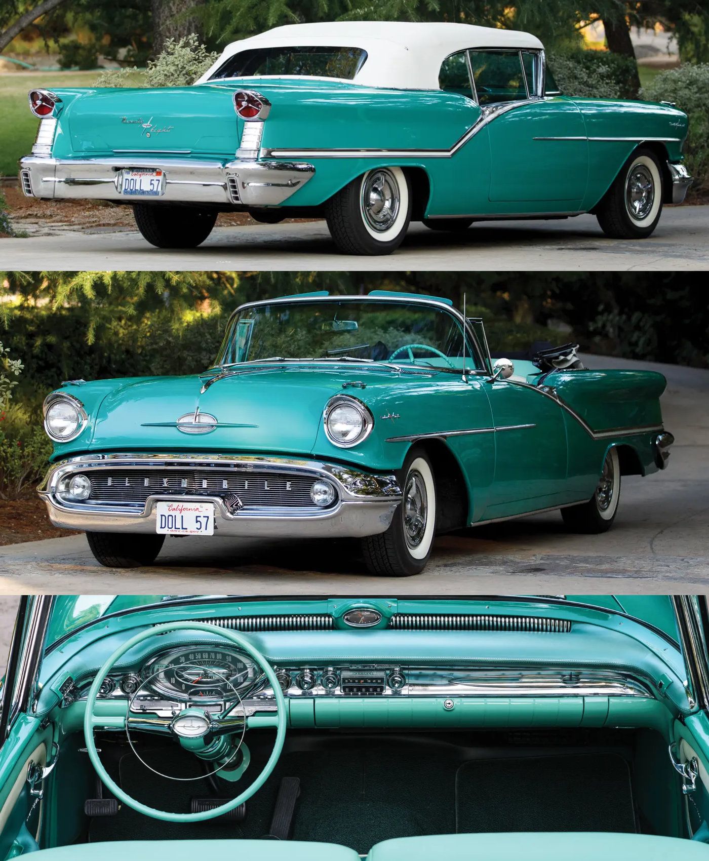 1957 Oldsmobile 98 Starfire Ninety-Eight Convertible For 1957 only