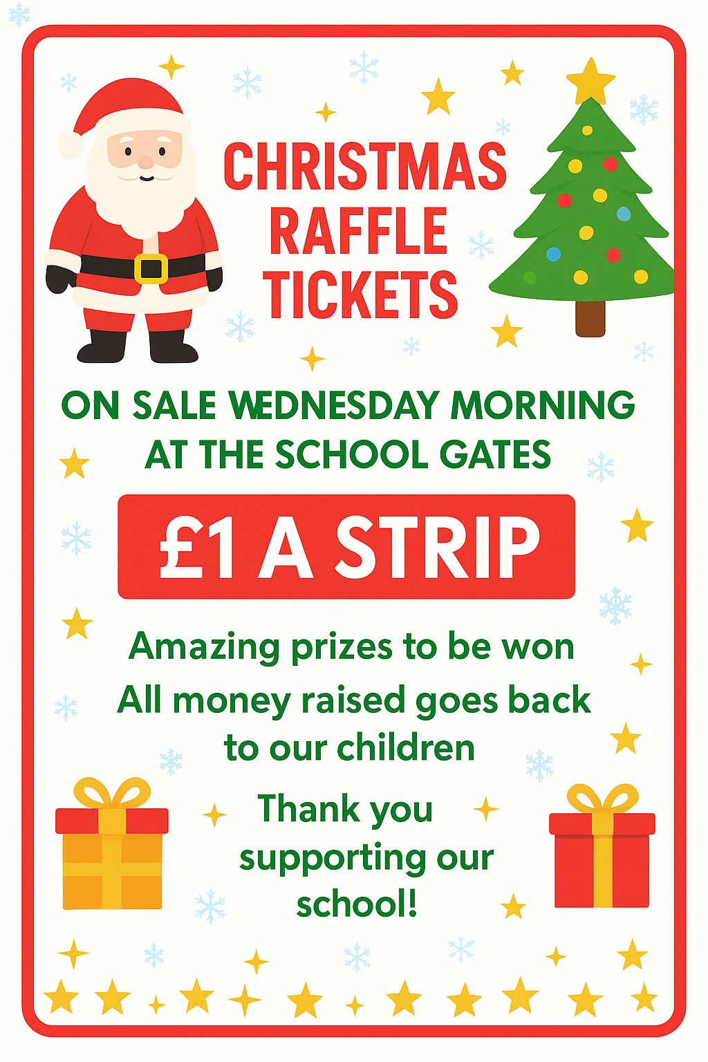 Raffle tickets on sale... - Chapel St Leonards Primary School | Facebook