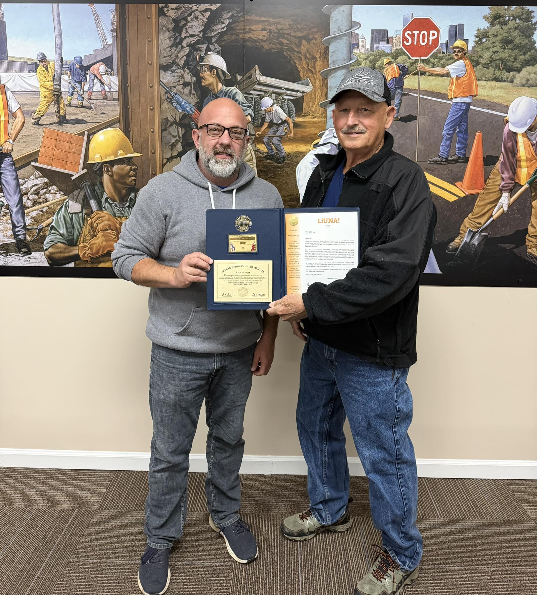 Laborers - LIUNA Local 189 is proud to honor Brother Rick Farmer on ...