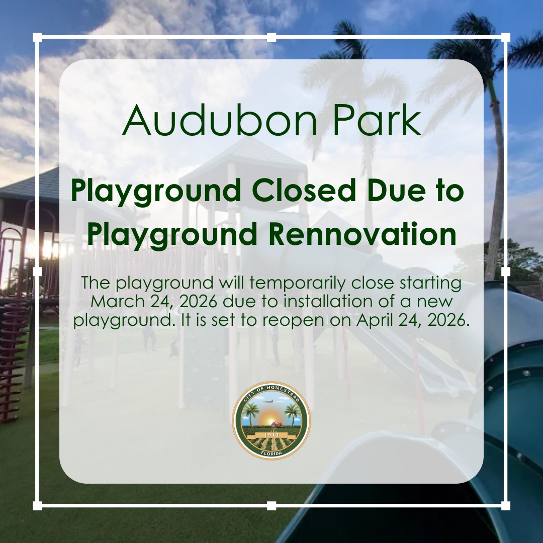 Pardon our dust! The playground at Blakey Park will be temporarily