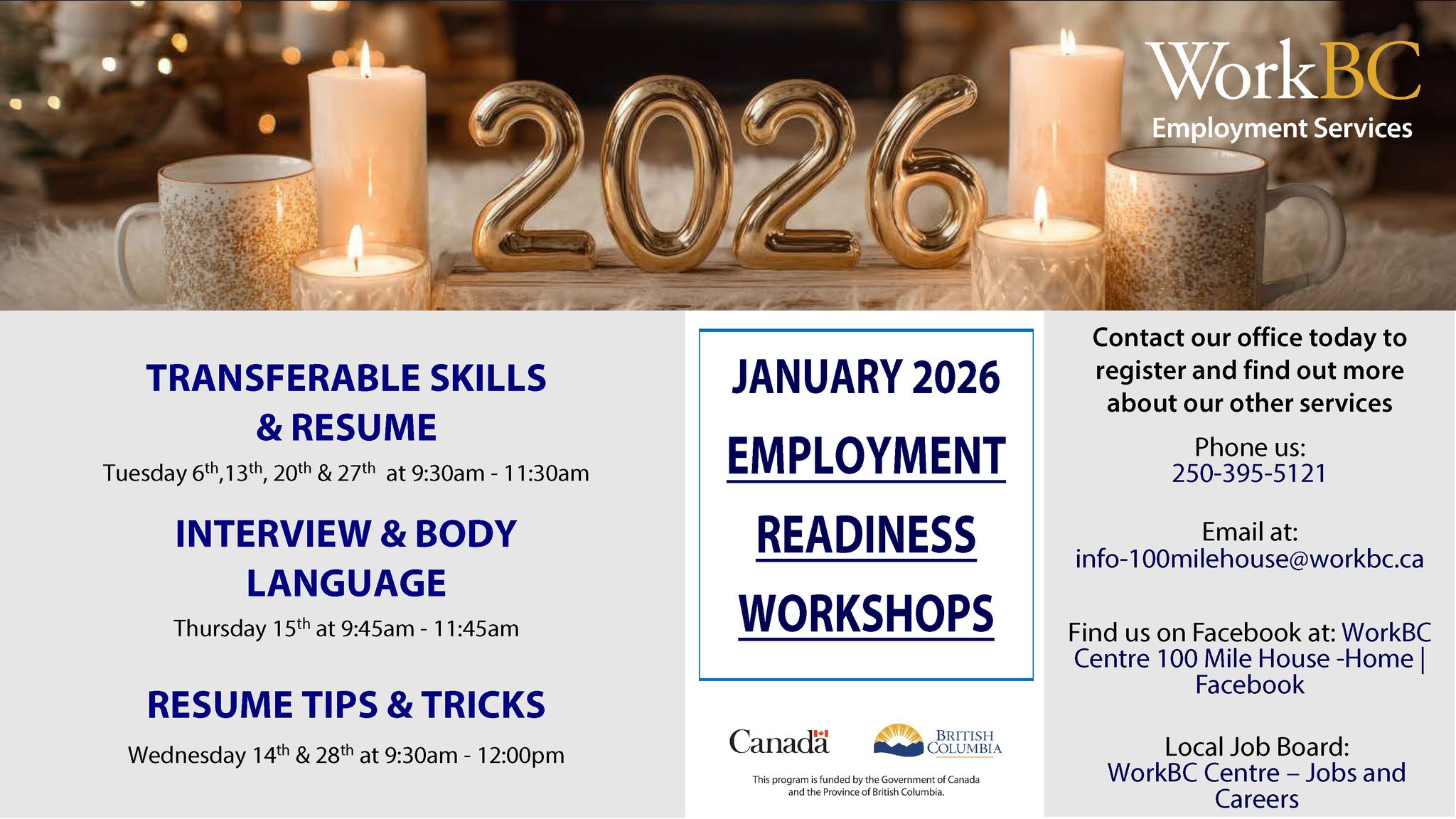 WorkBC - Looking for work can be stressful. Let WorkBC Centre 100 Mile ...
