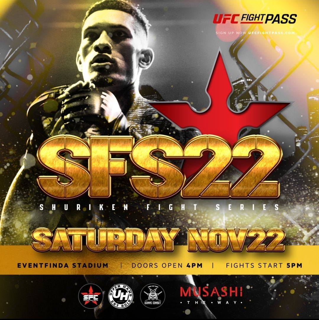 Shuriken Fight Series - FIGHT ANNOUNCEMENT SFS 11 We have Zack Bennett ...