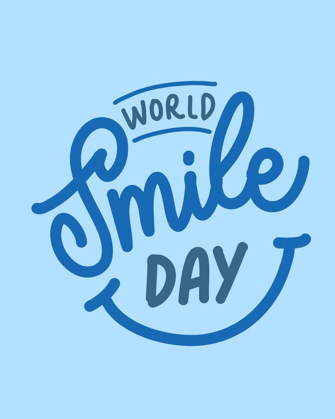 😄 Don't forget the little deeds throughout the day like smiling