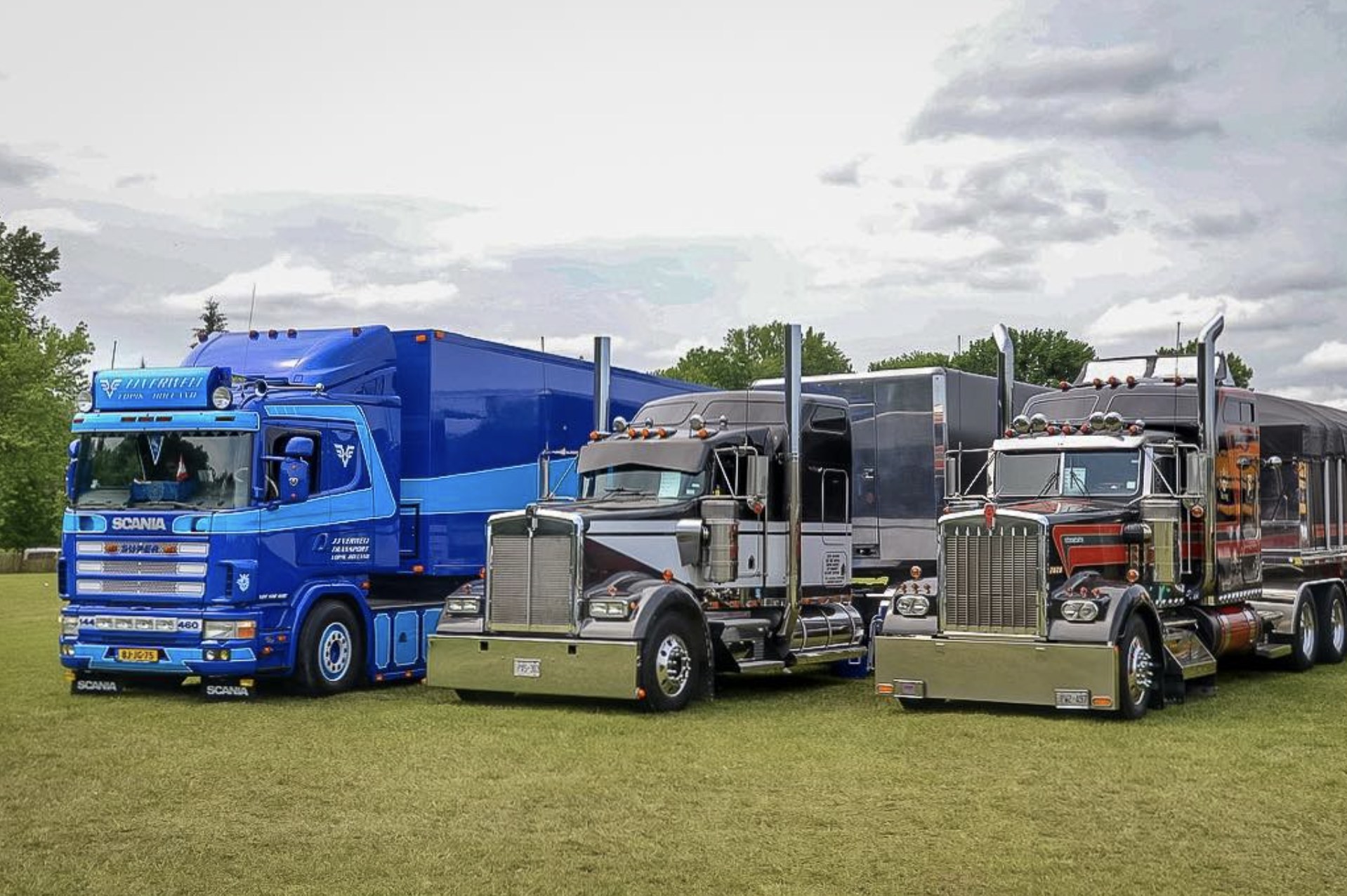 Smart - Now here's an unusual collection of trucks. This was at the ...