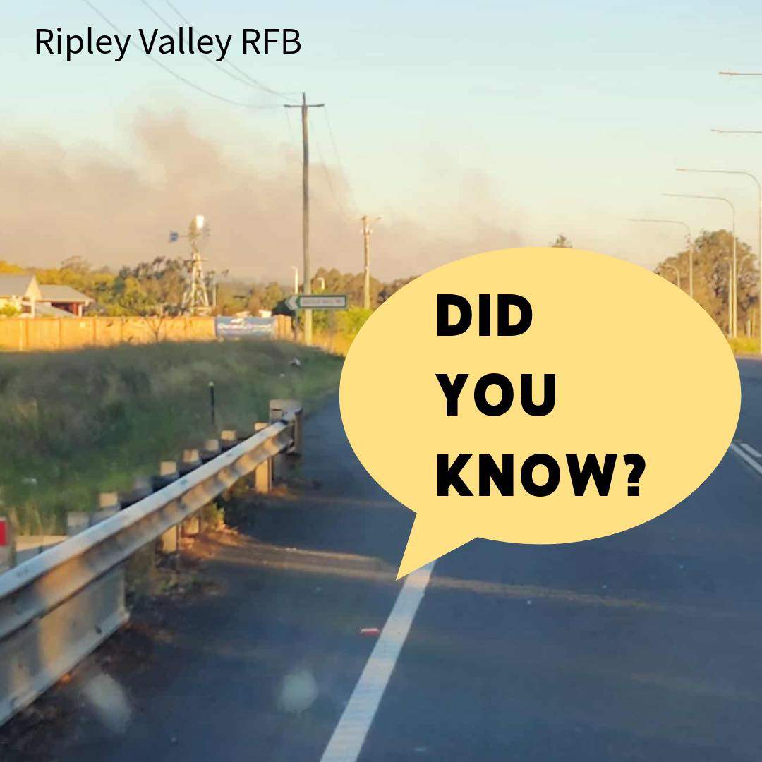 DID YOU KNOW? ... - Ripley Valley Rural Fire Brigade | Facebook