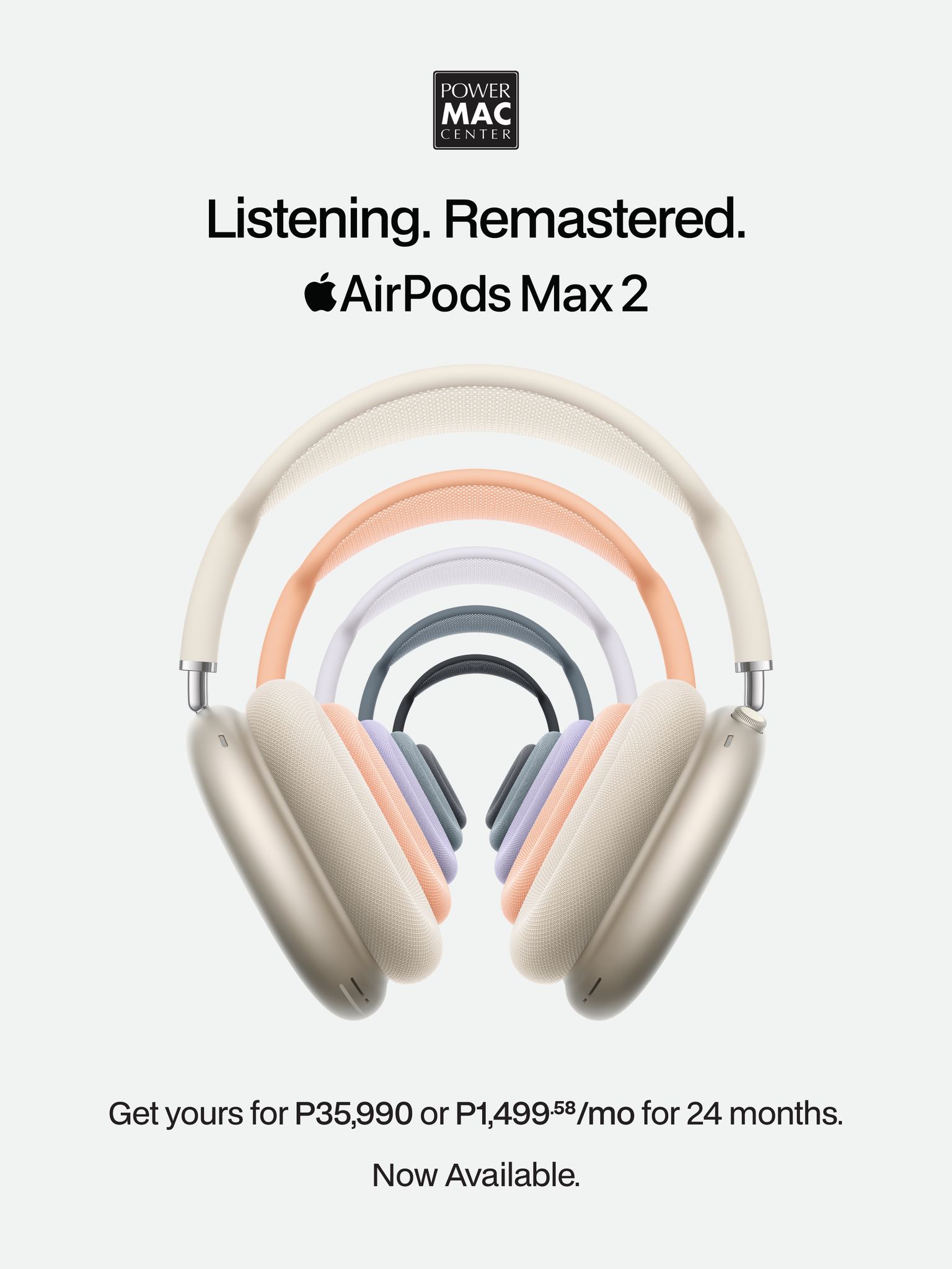 Everyday listening, refined. 🎧 Powered by the H2 chip, AirPods