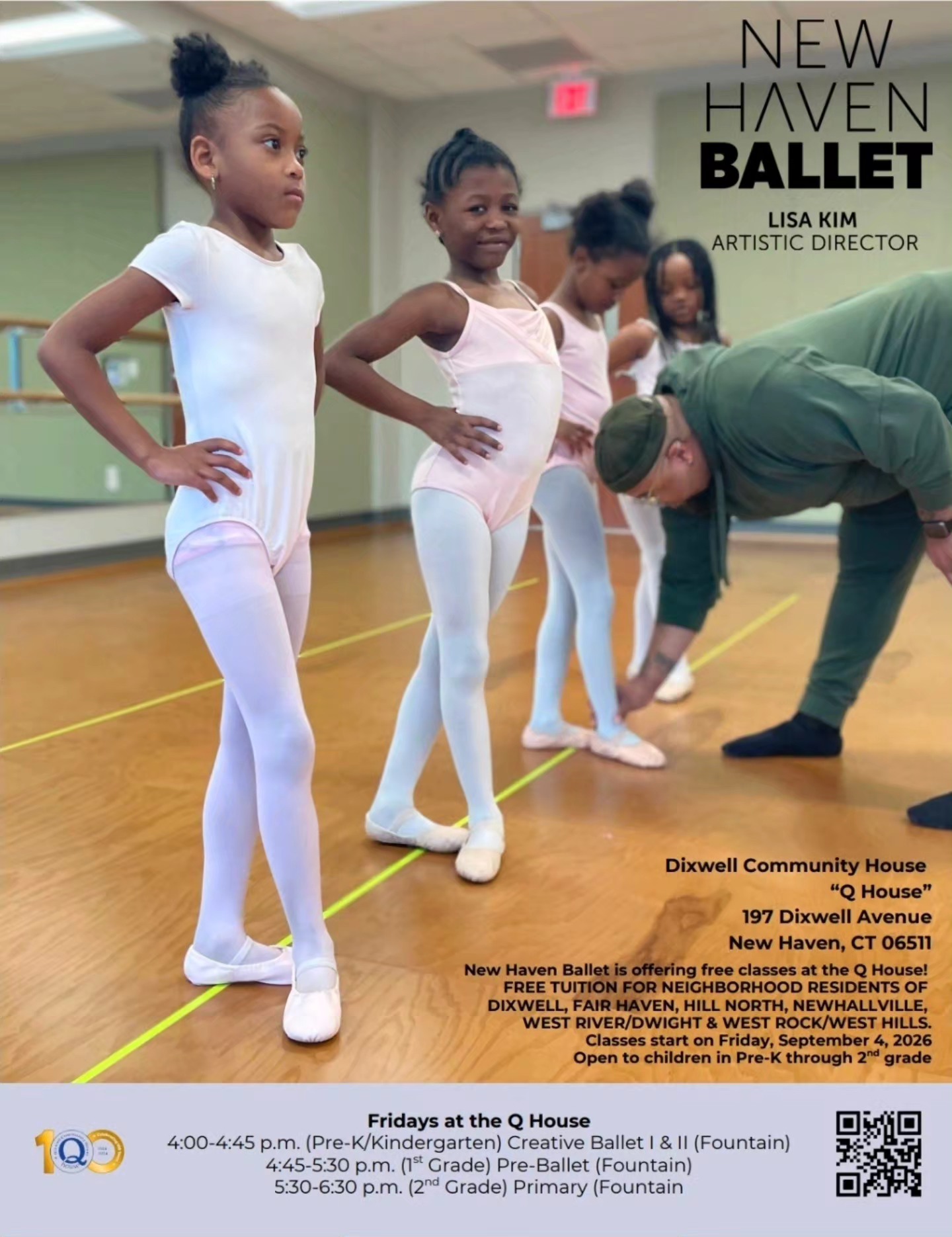 wow house on the hill ロンパース ballet 70 Free New Haven Ballet classes at Q House