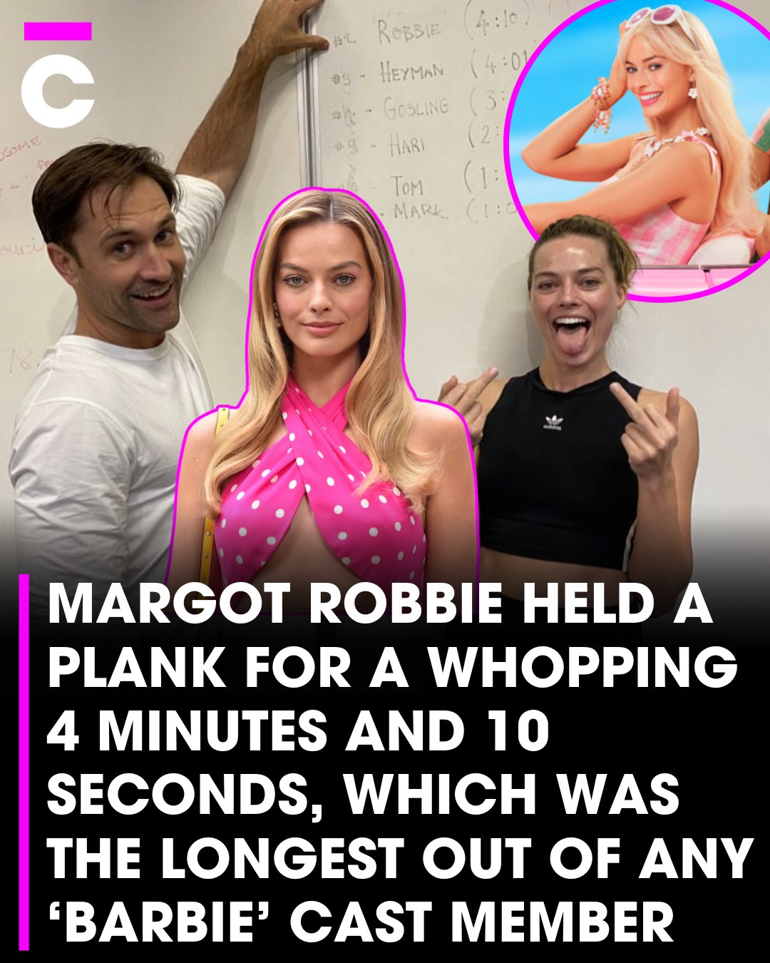 Common - Margot Robbie is a boss 💪😎 During the filming of 'Barbie', the ...