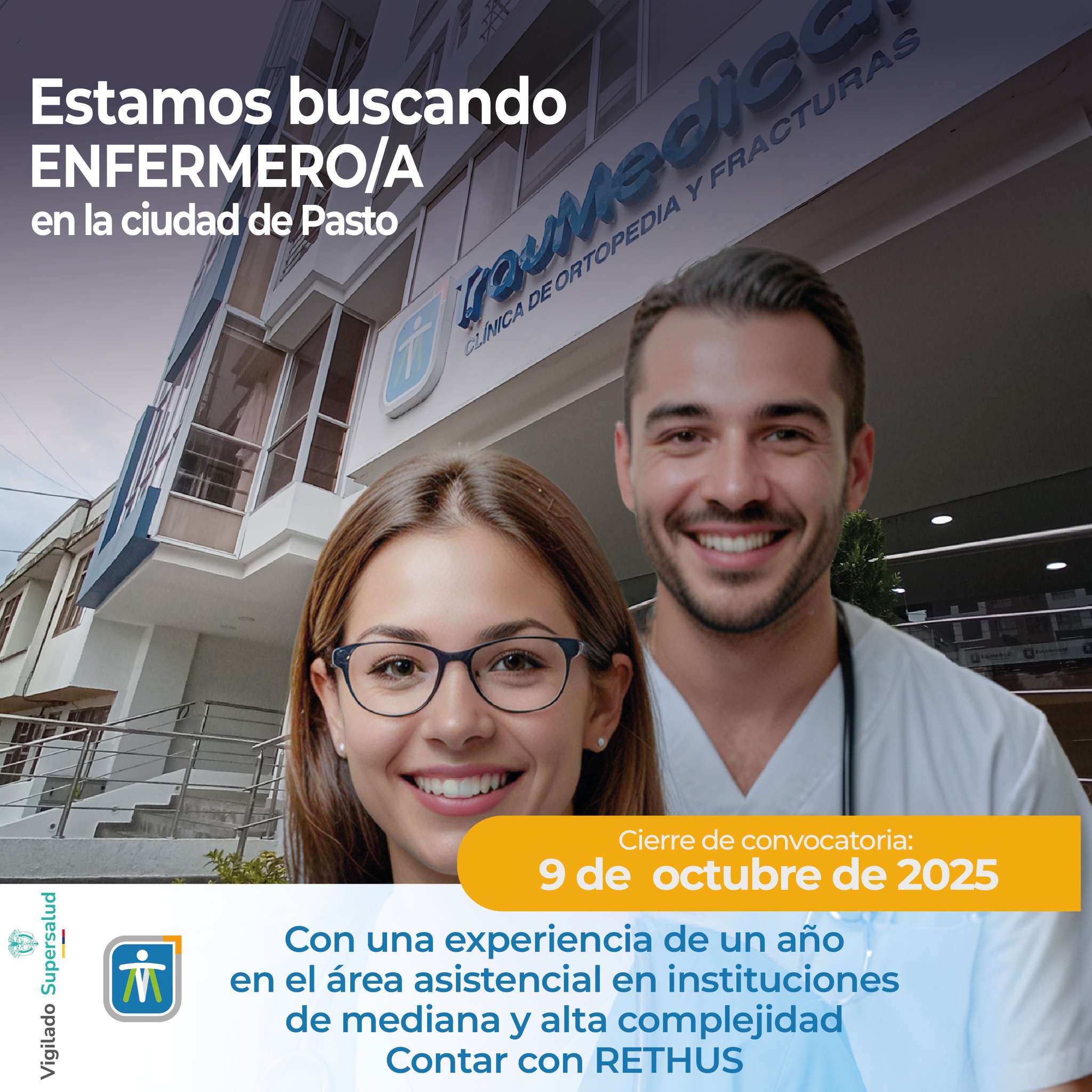 Traumedical - La clínica Traumadical requiere 🔎ENFERMERO/A Con una ...