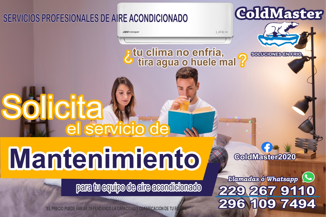 ColdMaster - Solicita tu servicio de mantenimiento preventivo‼️ # ...