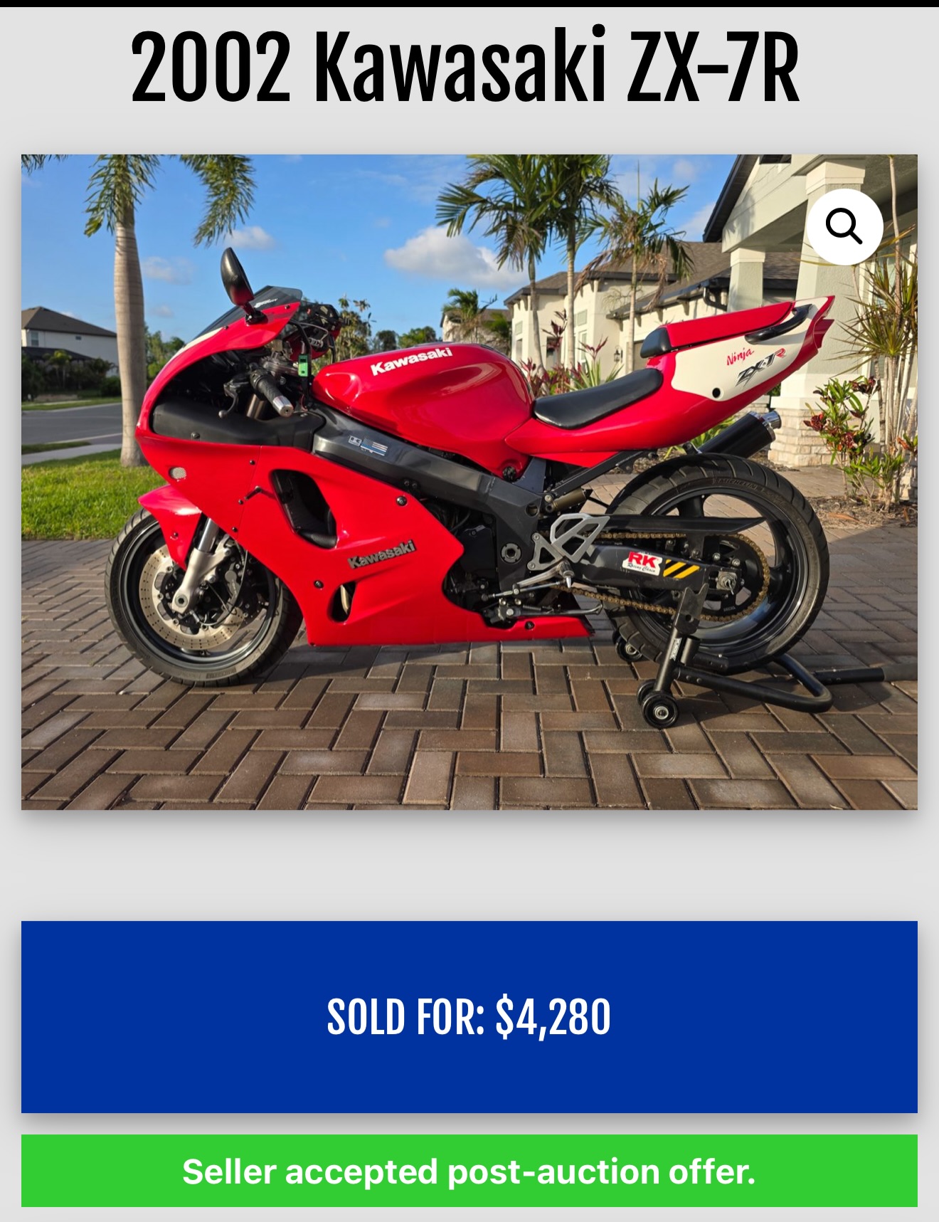 Happy to report some more sales from iconicmotorbikeauctions.com