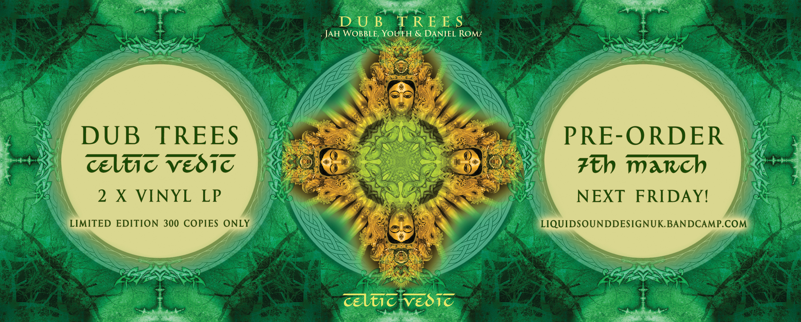 Liquid - DUB TREES - Celtic Vedic Limited Edition 2 x Vinyl LP Pre ...