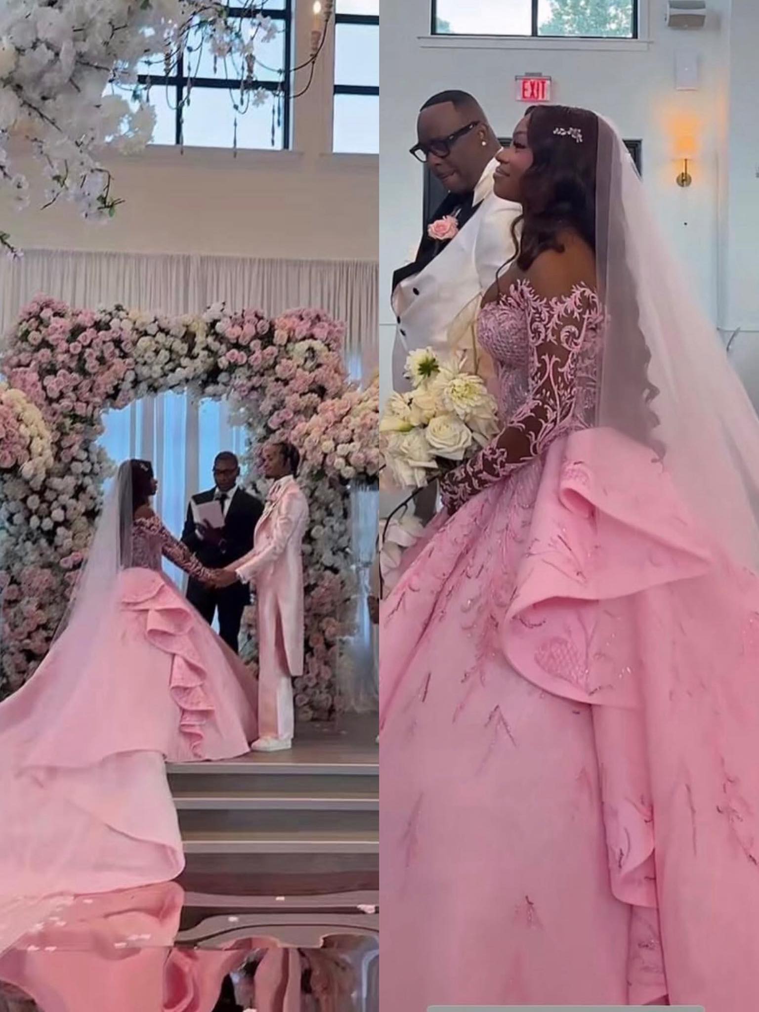 Movie - The wedding of Stunna and Monaleo was absolutely breathtaking ...