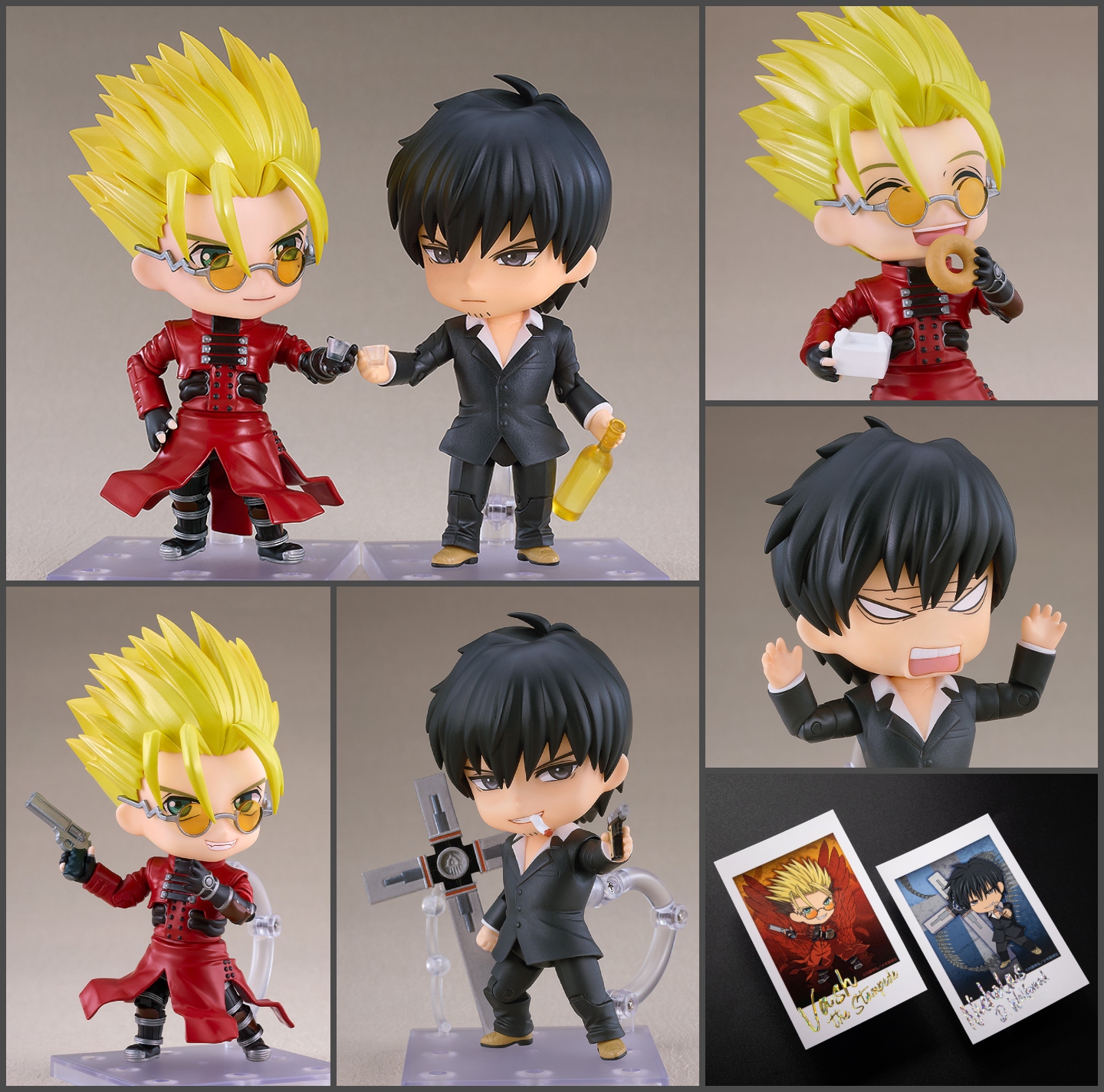 Vash the Stampede and Nicholas D. Wolfwood from “TRIGUN MAXIMUM