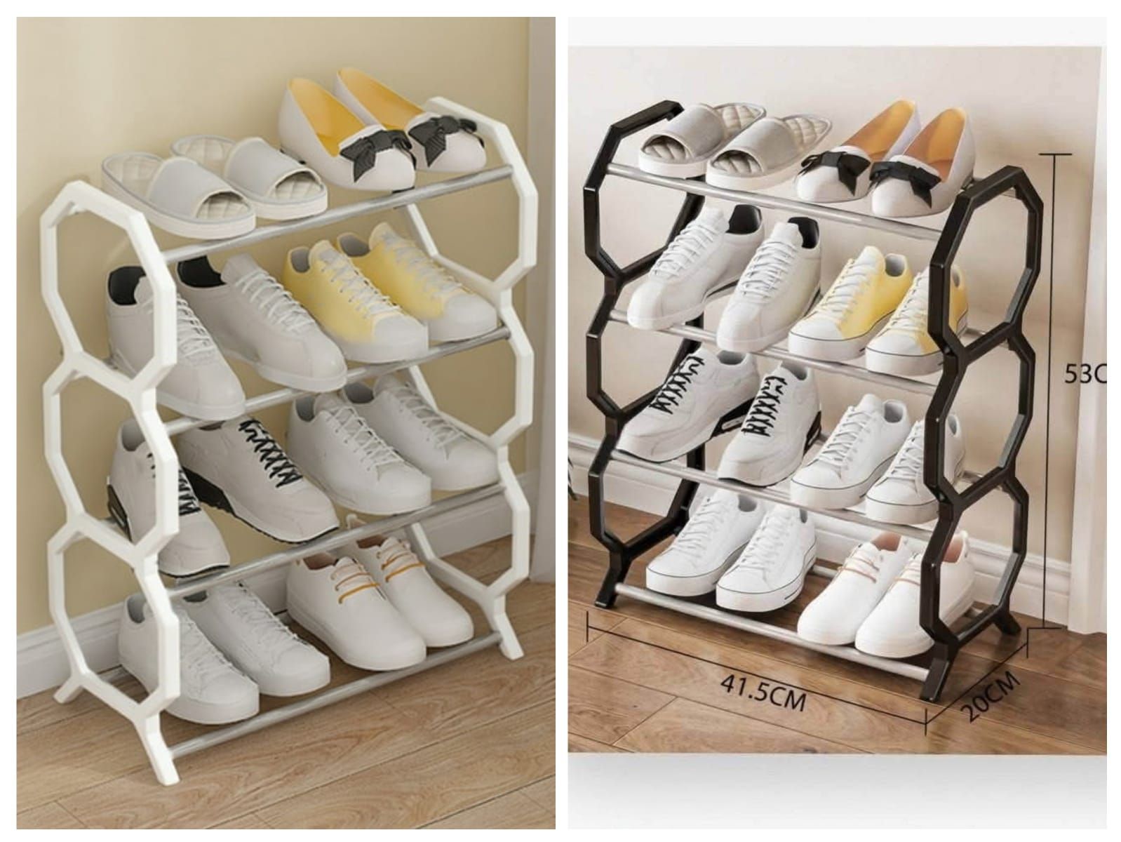 Shoe Organizer (Available in White or Black)6.23 Organizador de 