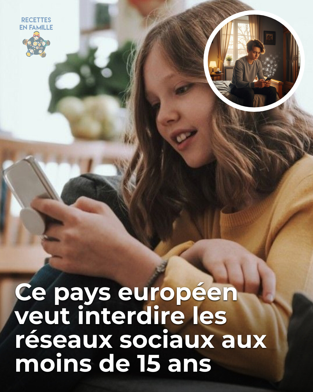 Recettes - 📱🚫 Nos ados bientôt privés de TikTok et Instagram ? Un pays ...