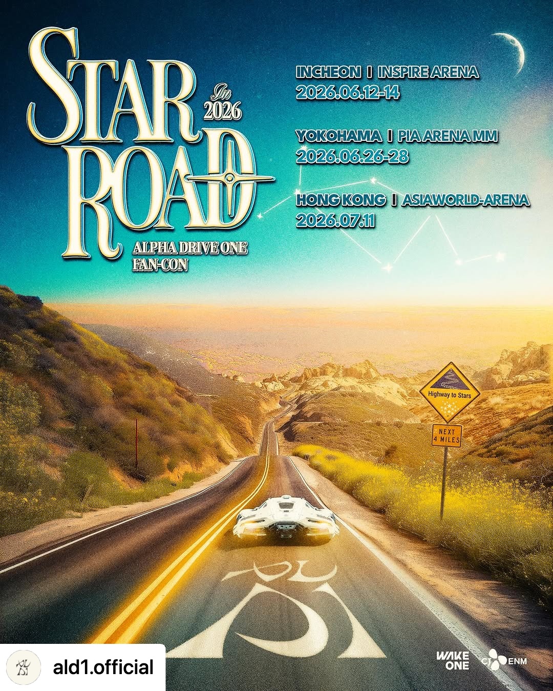 Reposted @ald1.official 2026 ALPHA DRIVE ONE FAN-CON TOUR [STAR