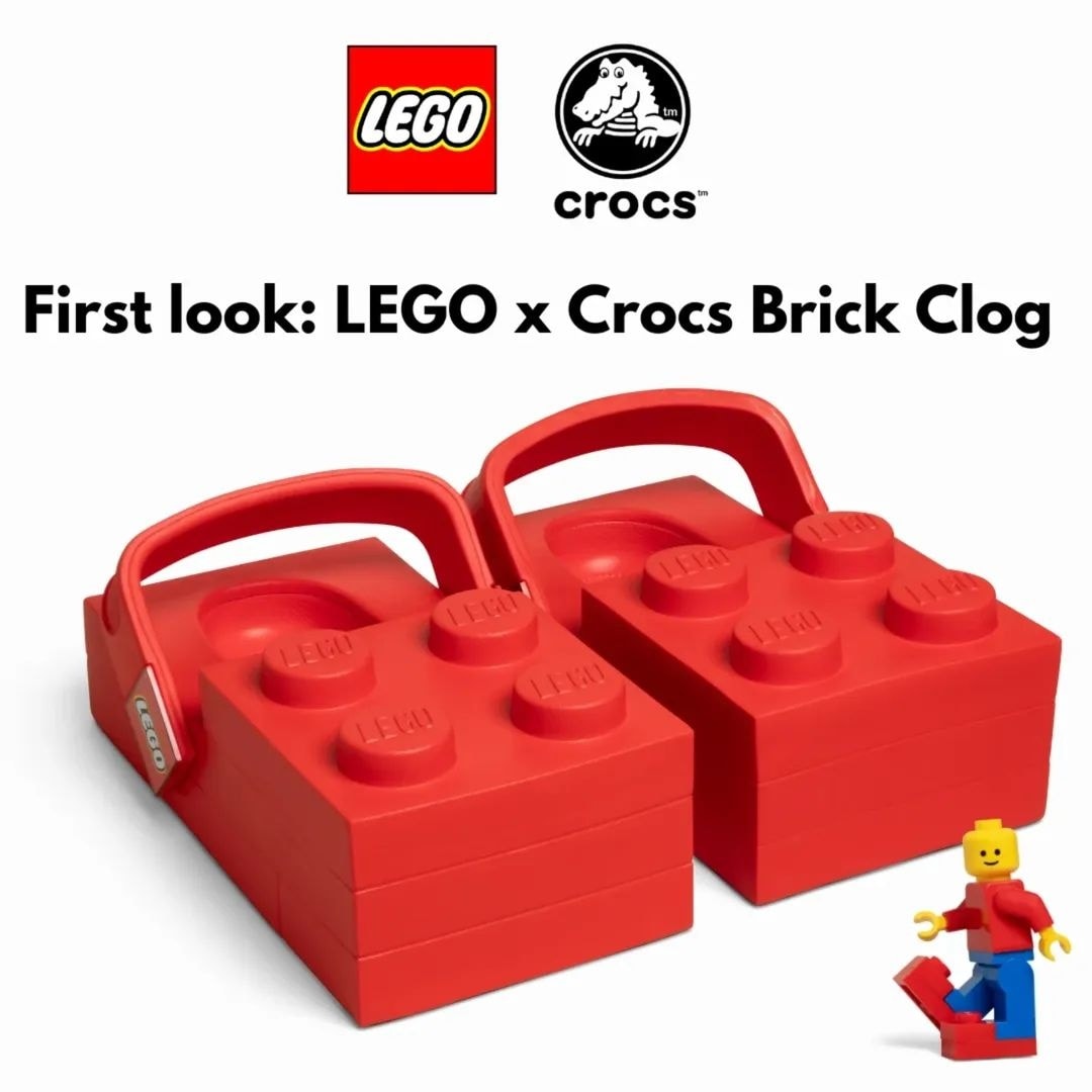 Lego has officially announced their newest partnership, with Crocs