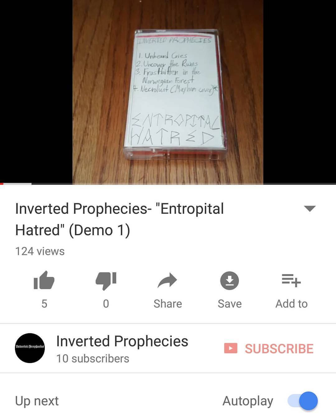 Inverted - Hey, everyone. If you would like to check out our music for ...