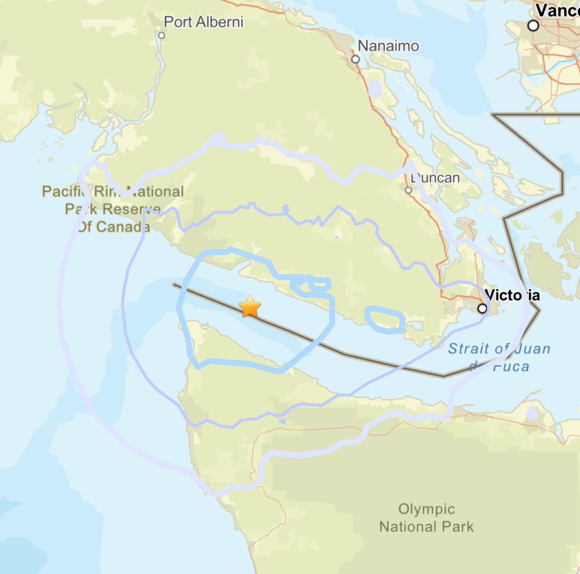 VibrantVictoria - 🔹Port Renfrew quake was stronger than... | Facebook