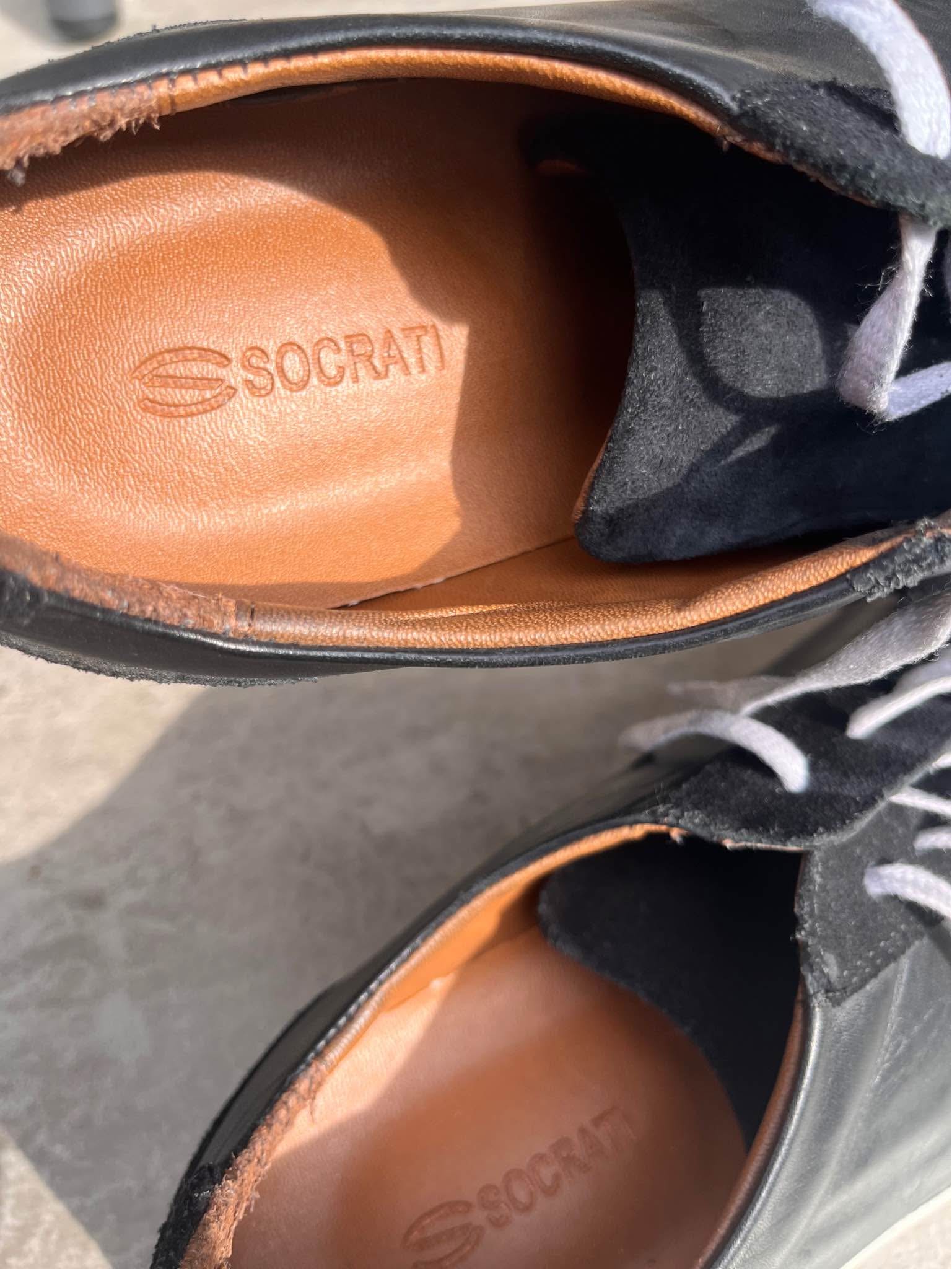 Socrati sneakers, men size 10. Leather and suede - Fashion Sneakers ...
