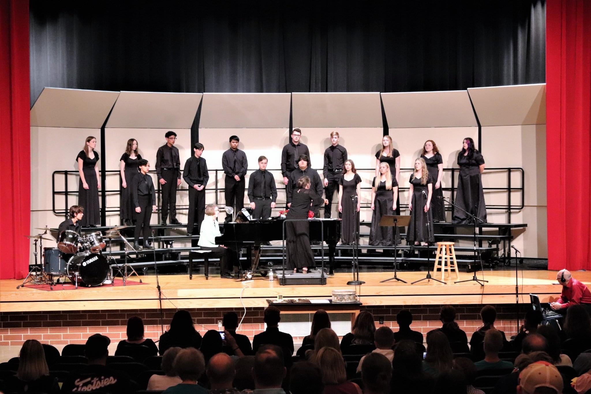 The East Rock Choirs held a... - East Rockingham High School