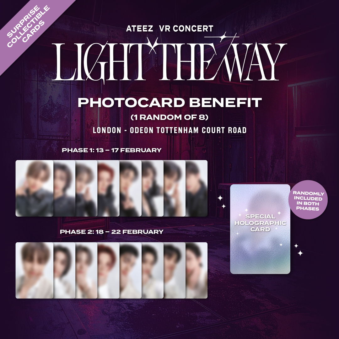 Calling all ATINY collectors. ✨ Each ticket to ATEEZ VR CONCERT