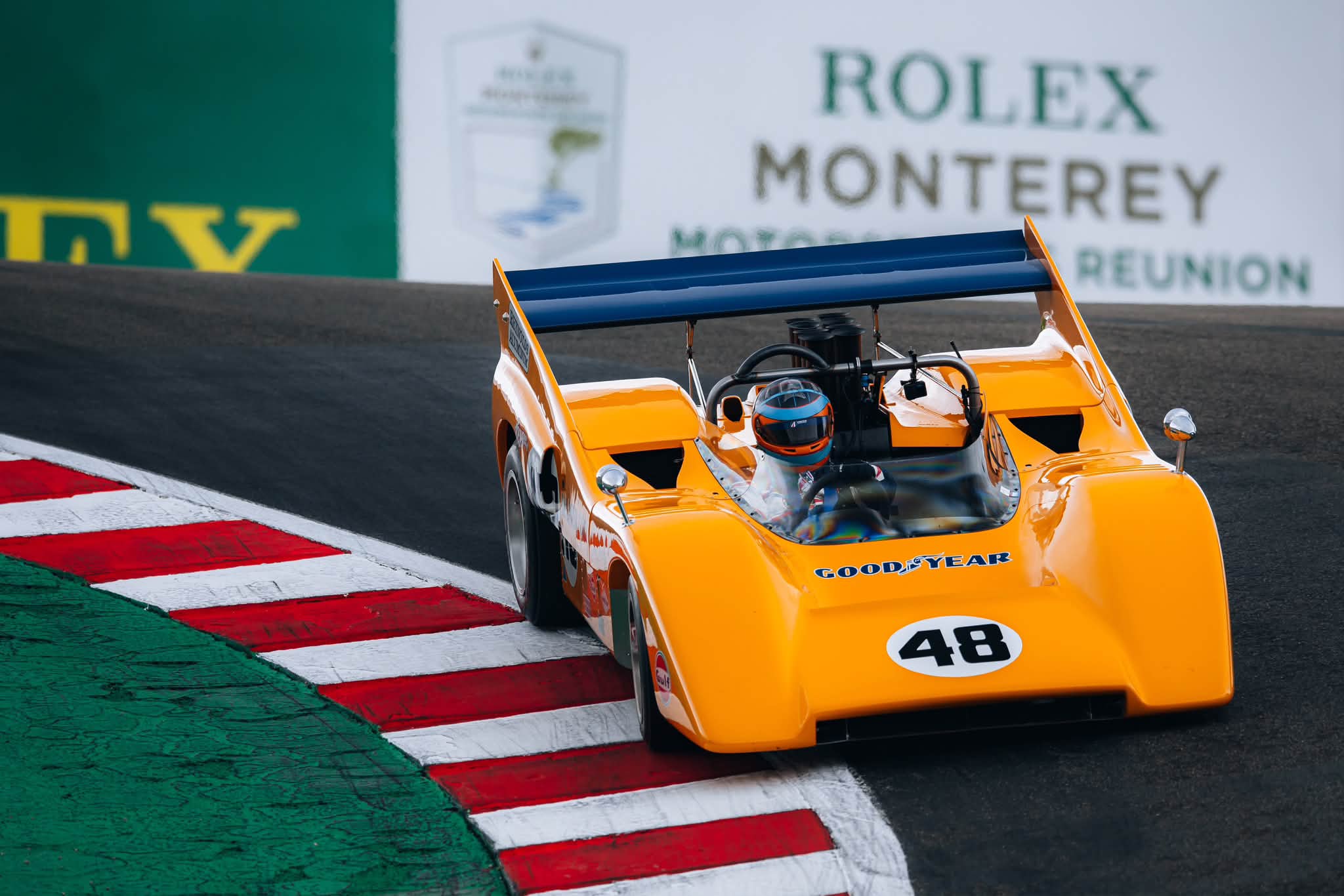 THE トリッキー What would've been a mega win in Race 1 in the McLaren M8D, having